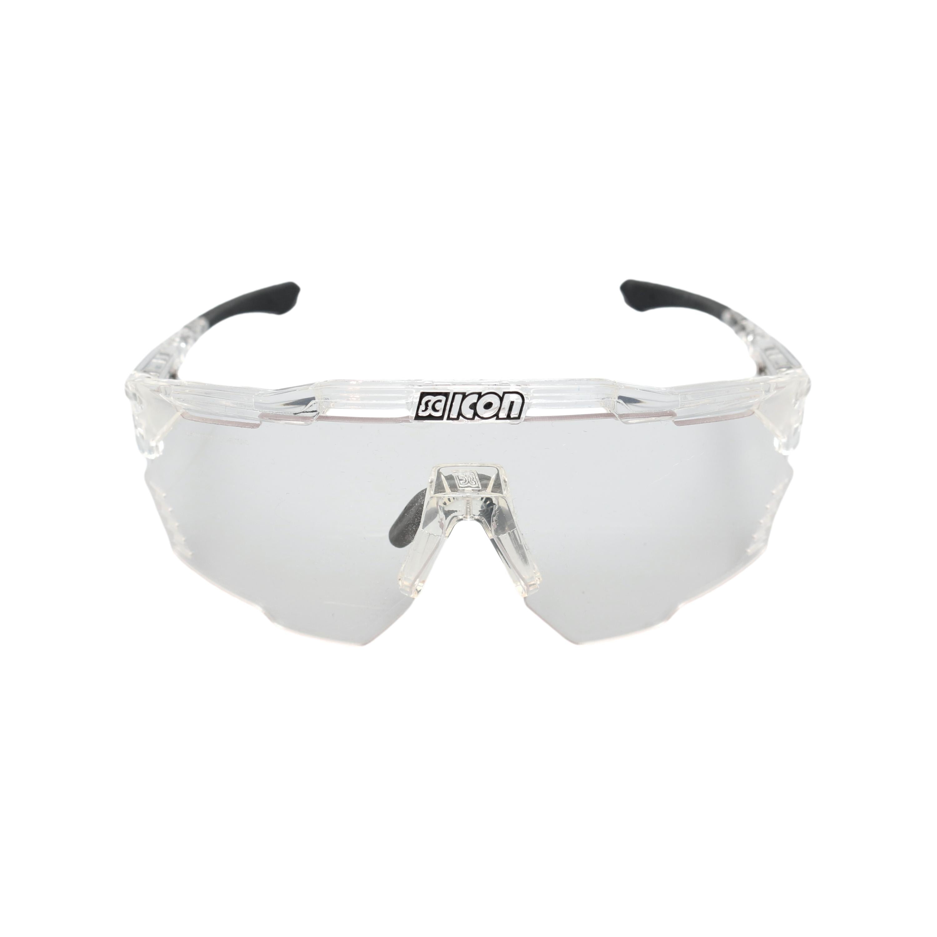 Óculos Unissex Ciclismo Scicon Crystal Gloss Aerowing Transparente - Tamanho Único