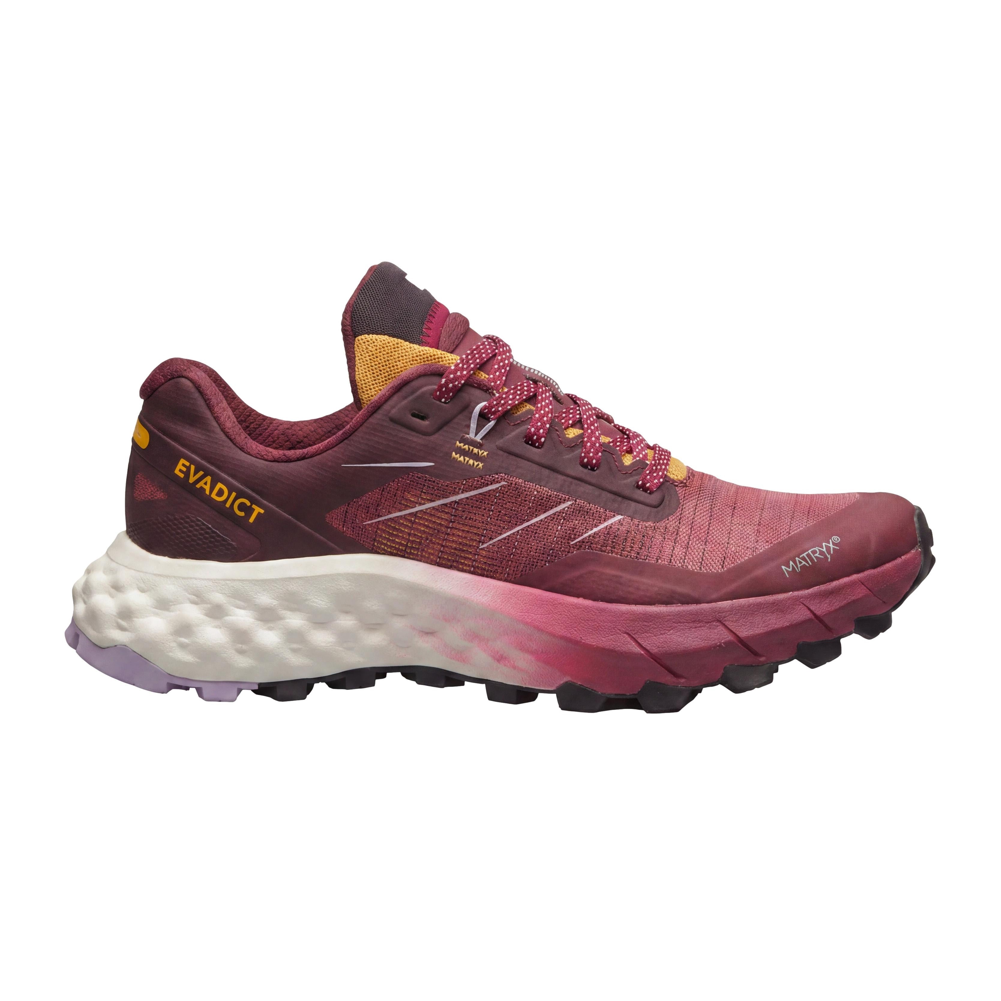Tênis Trail Trekking Salomon Evadict Mt Cushion 2 Vermelho e Bordô - 36 BR