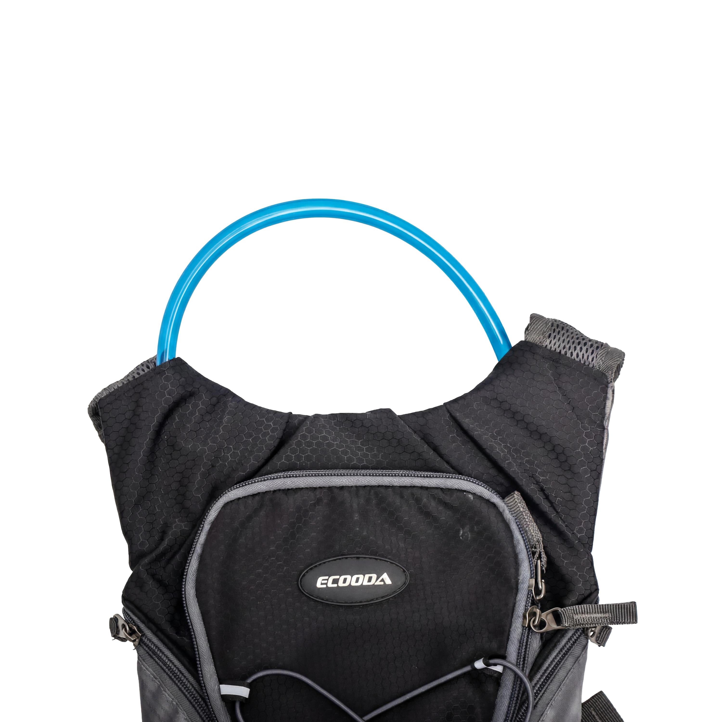Mochila De Hidratação Térmica Ecooda Preta E Cinza - Tamanho Único