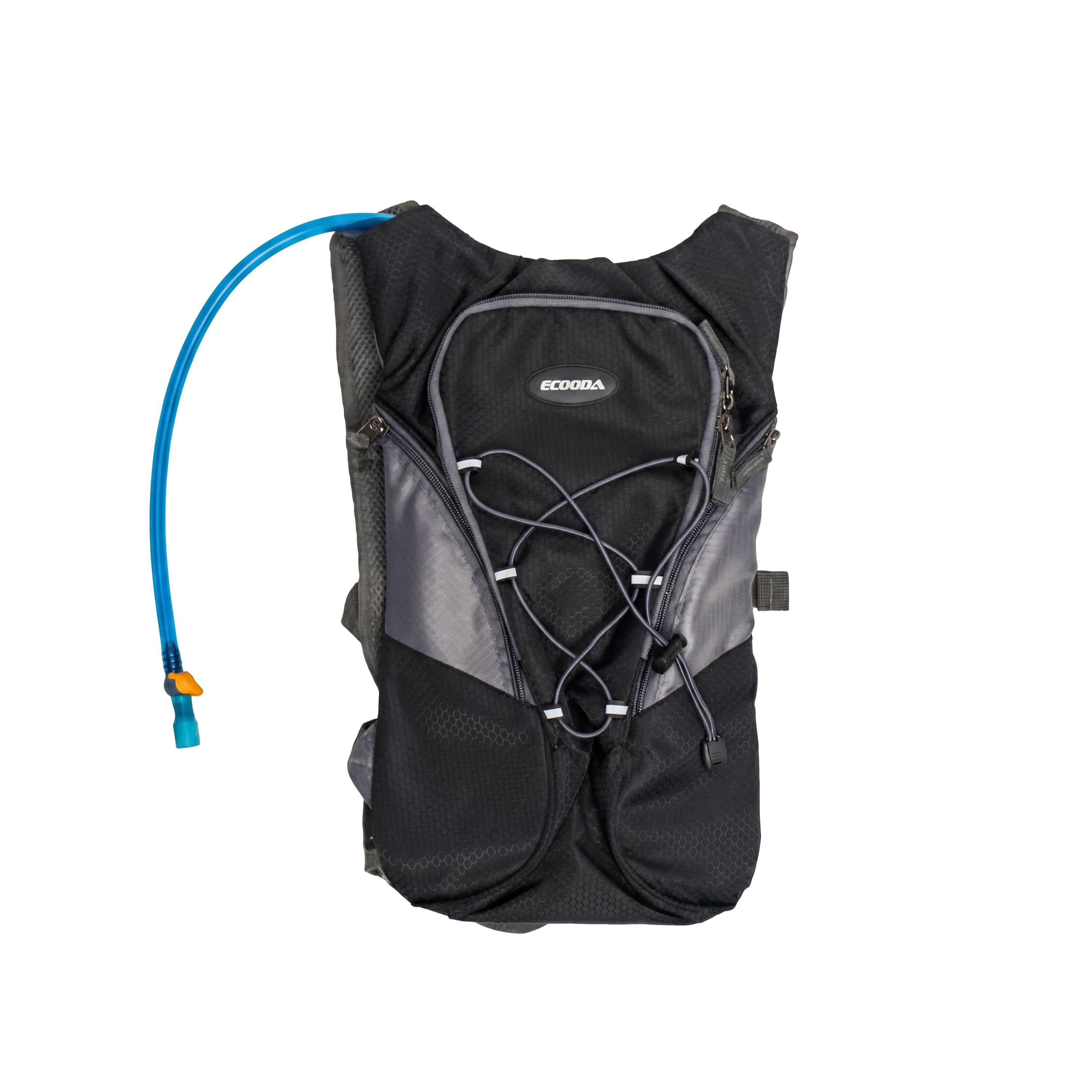 Mochila De Hidratação Térmica Ecooda Preta E Cinza - Tamanho Único