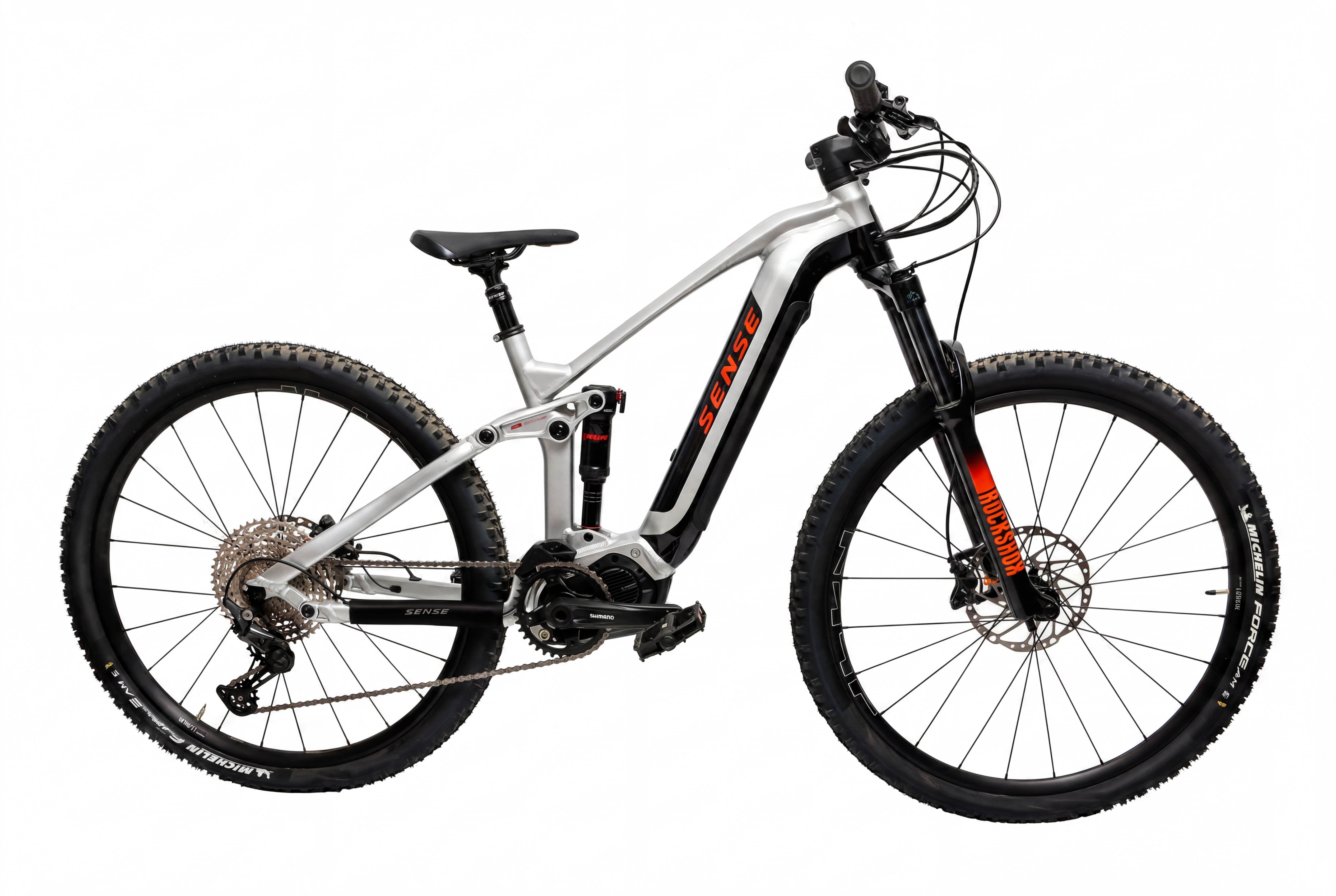 Bicicleta Elétrica Sense Impulse E-Trail 2023 Cinza - Tamanho M