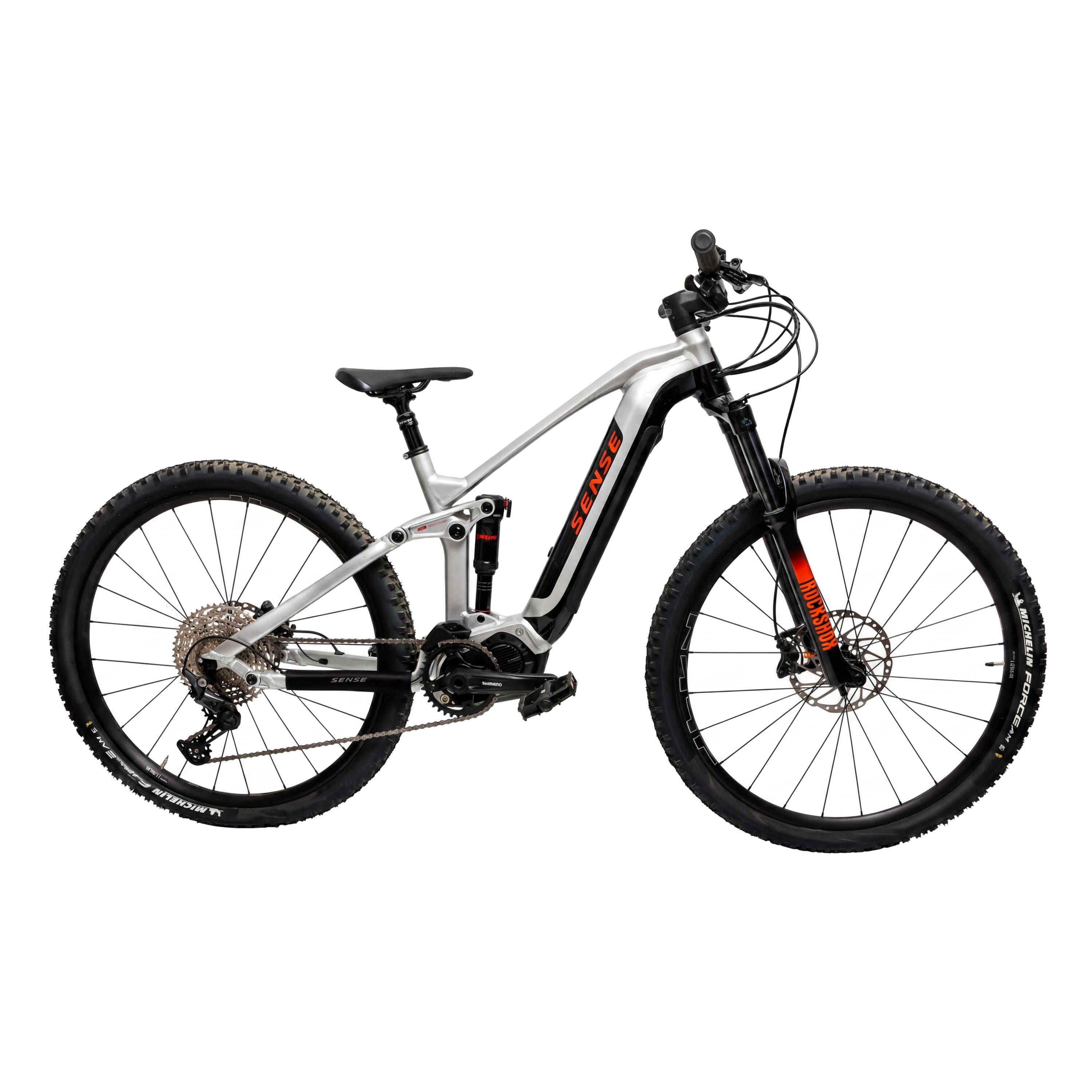 Bicicleta Elétrica Sense Impulse E-Trail 2023 Cinza - Tamanho M