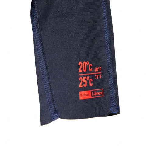 Neoprene Shorty Wetsuit Masculino Olaian SRTY100 Surf Shorty Azul-Marinho e Vermelho - Tamanho 3G