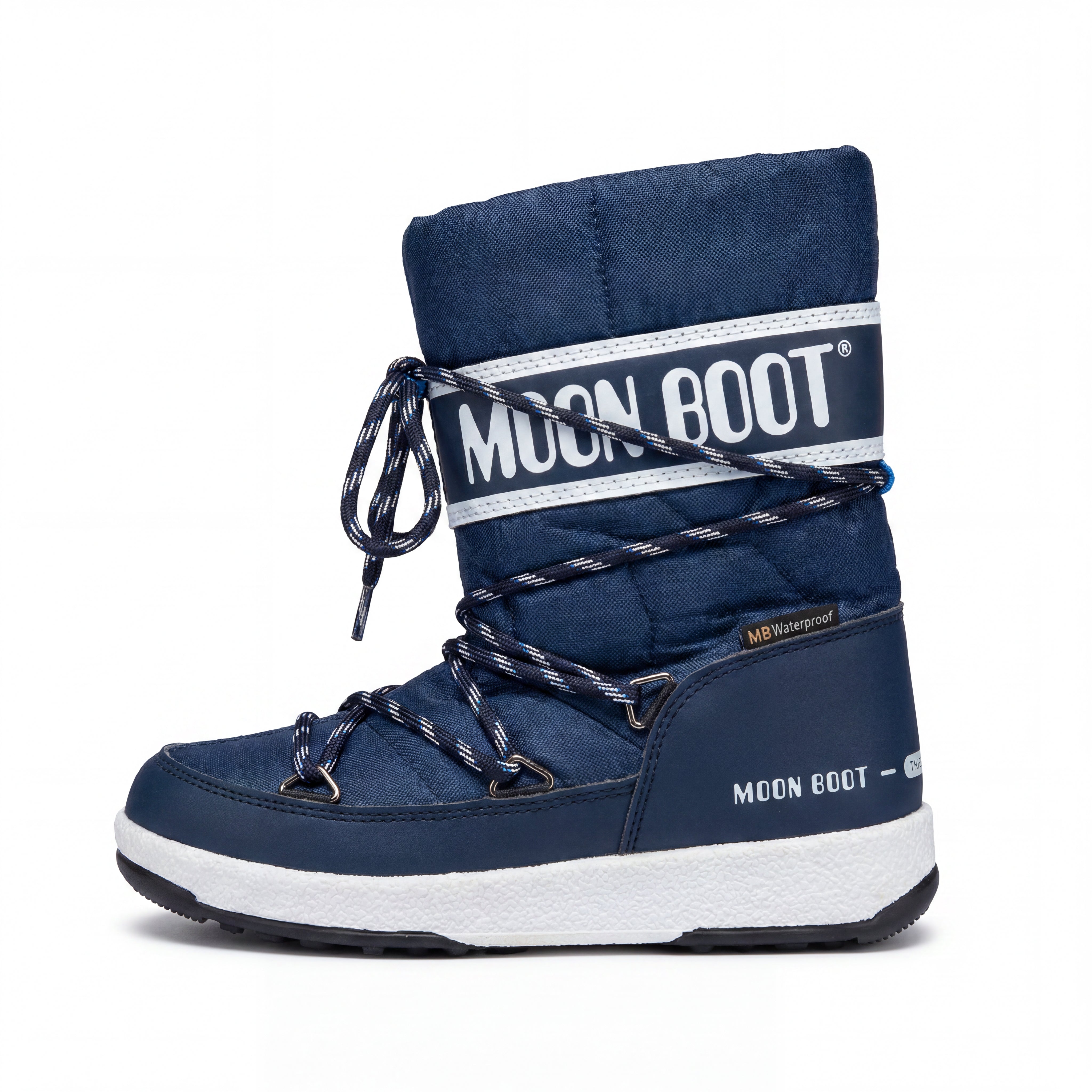 Bota Infantil Neve Moon Boot Azul - Tamanho US 13,5