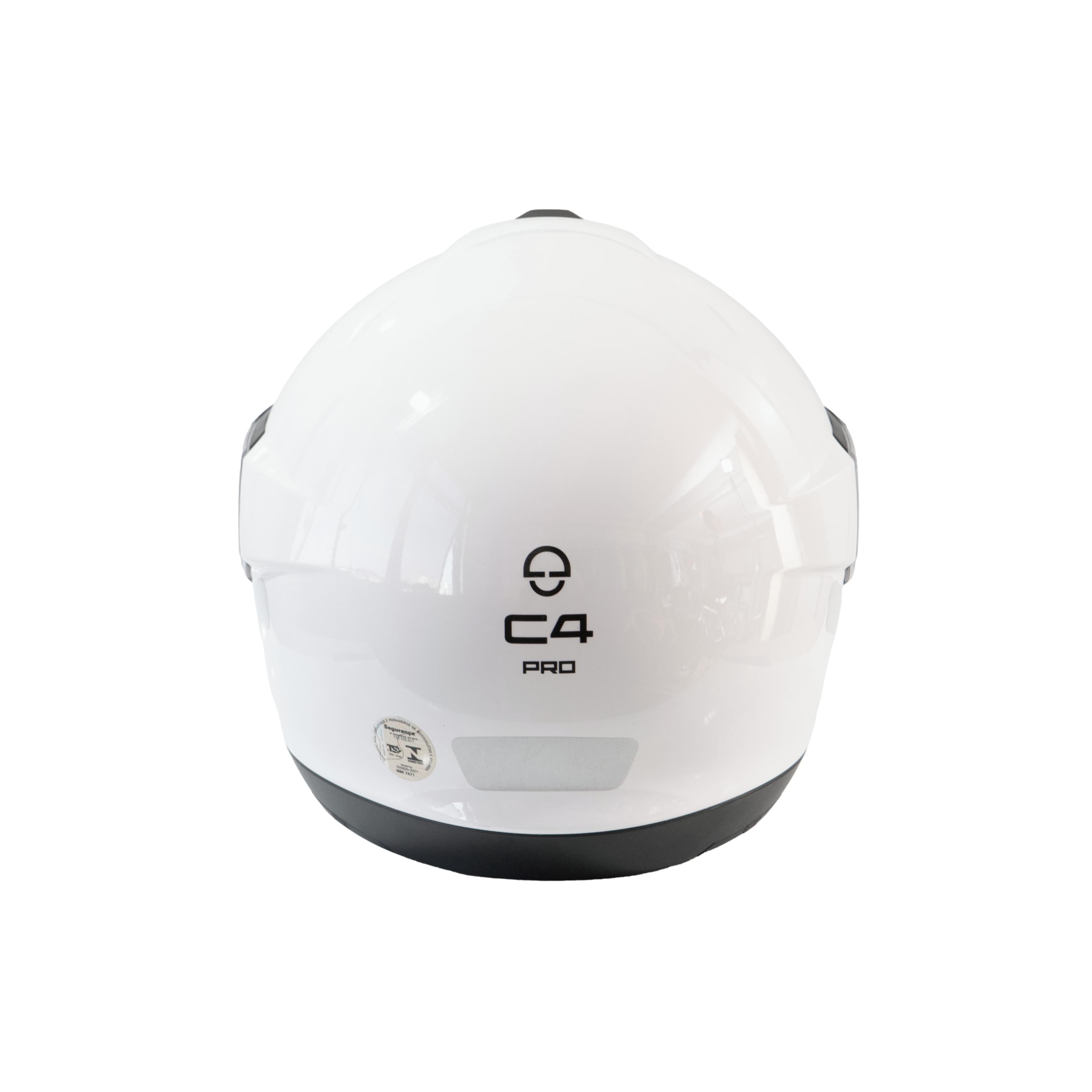 Capacete Masculino Motociclismo Shuberth C4 Pro Pinlock 120 Branco - Tamanho XXL