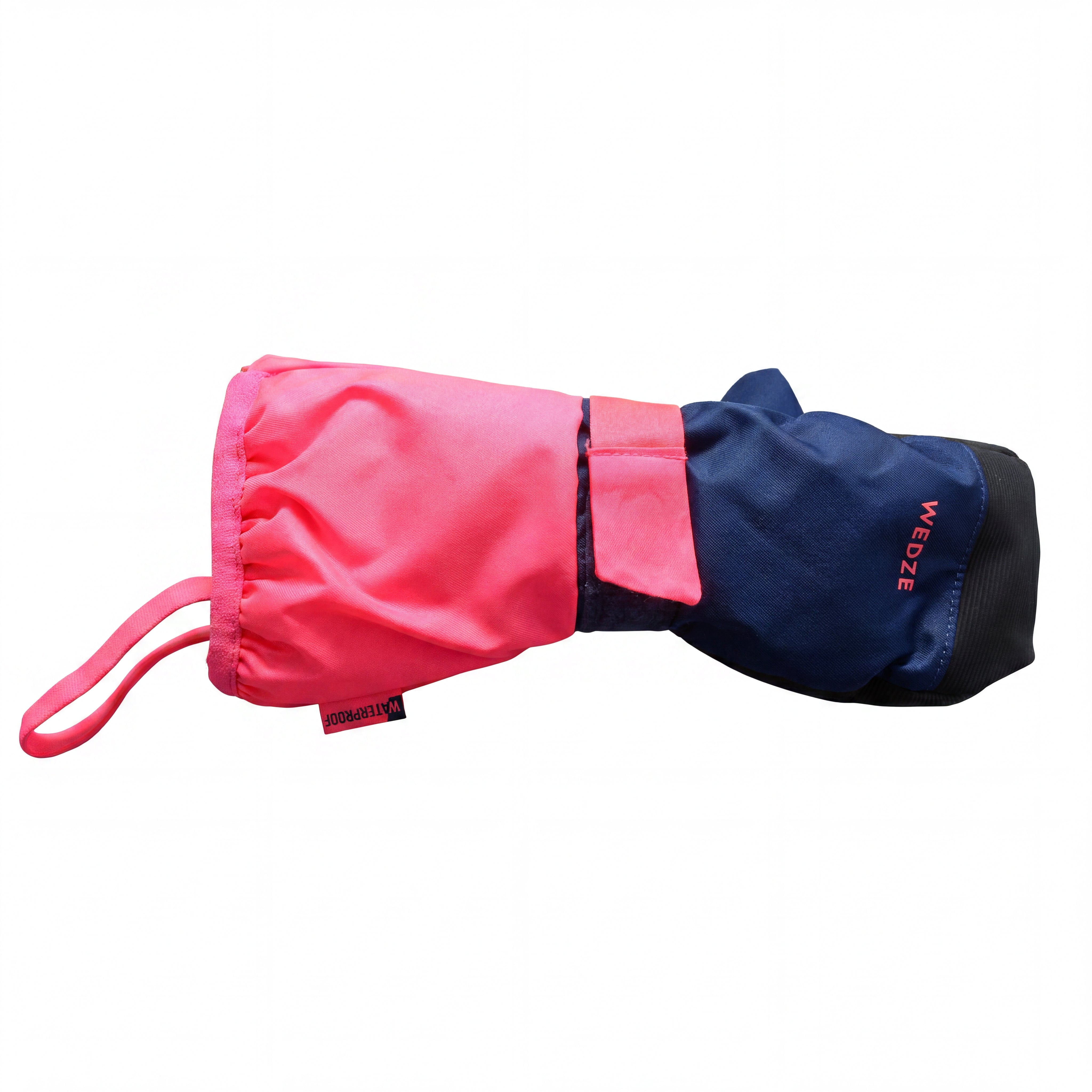 Luva Infantil Neve Wedze Decathlon Azul e Rosa - Tamanho 6