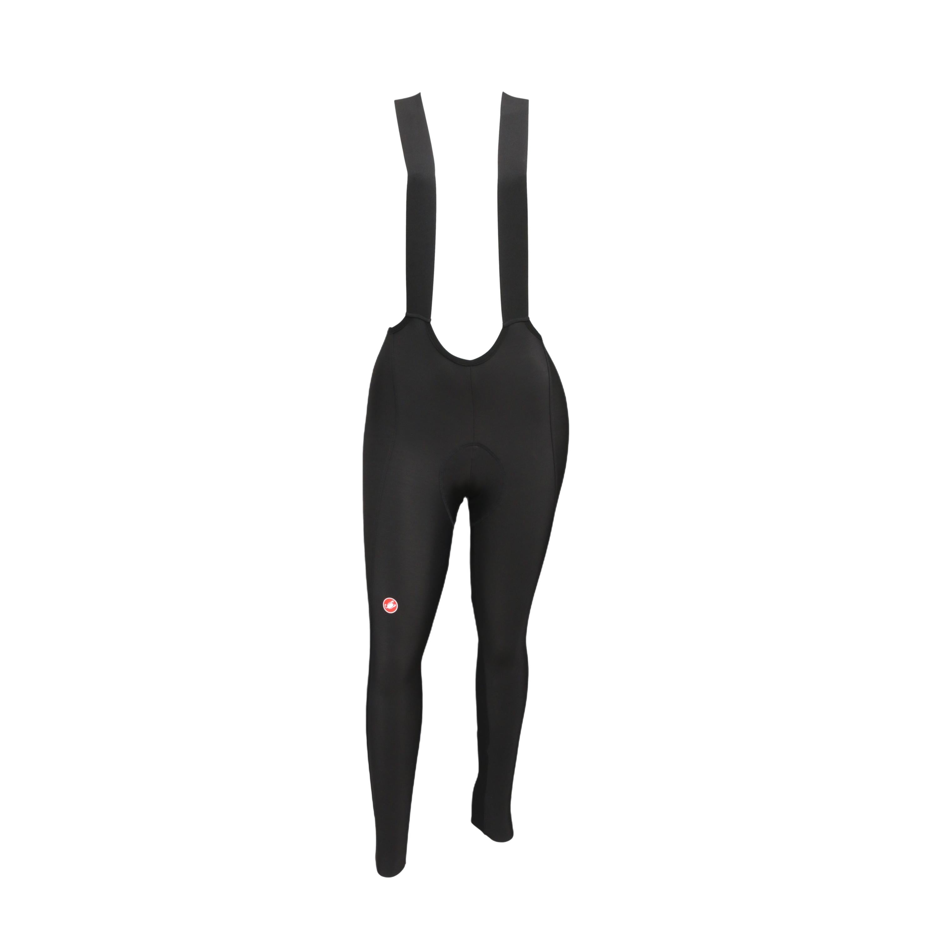 Bretelle Perna Longa Unissex Ciclismo Castelli Preto - Tamanho S