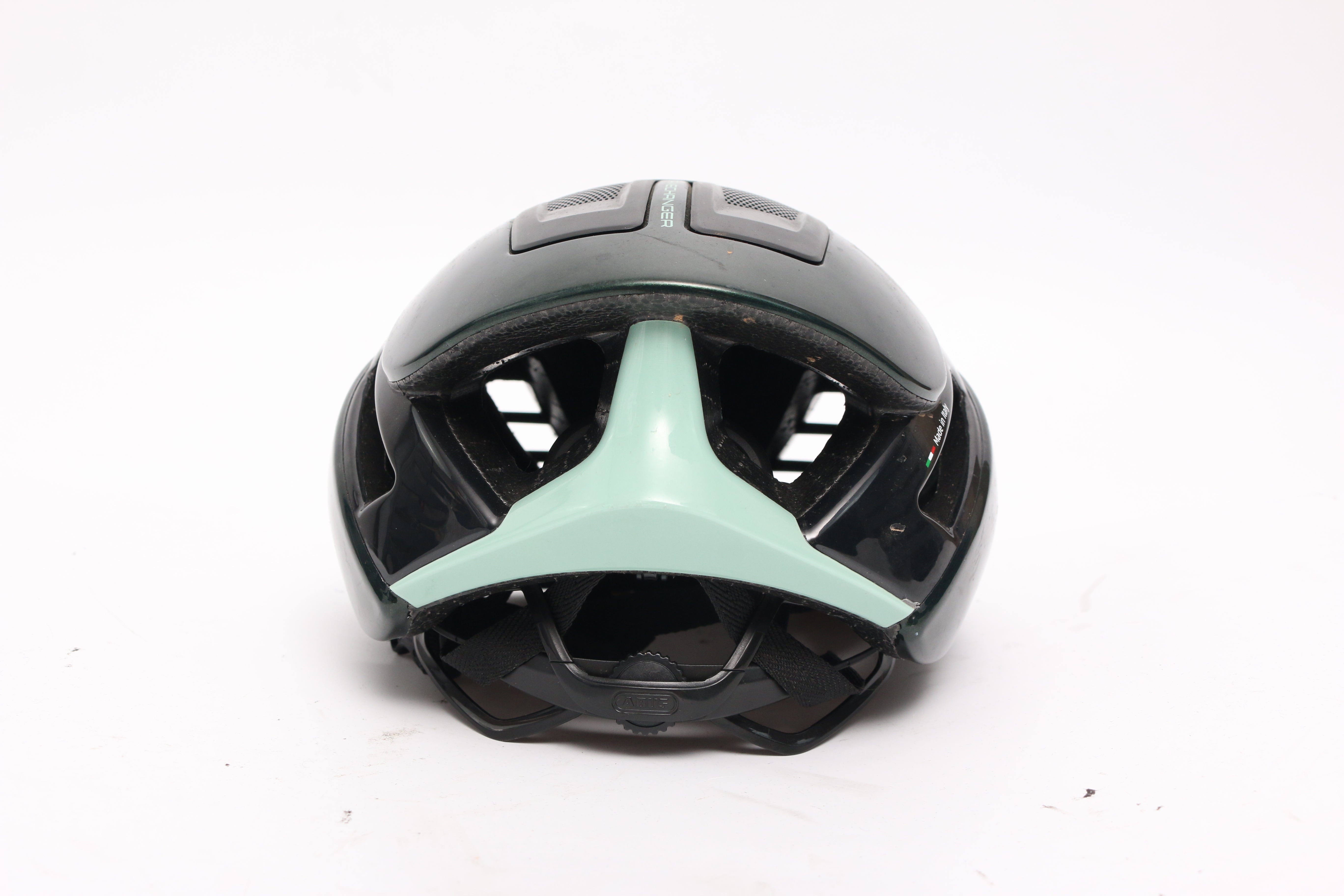 Capacete Abus Abit 05 Gamechanger 2.0 Verde Escuro - Tamanho 54-58 cm
