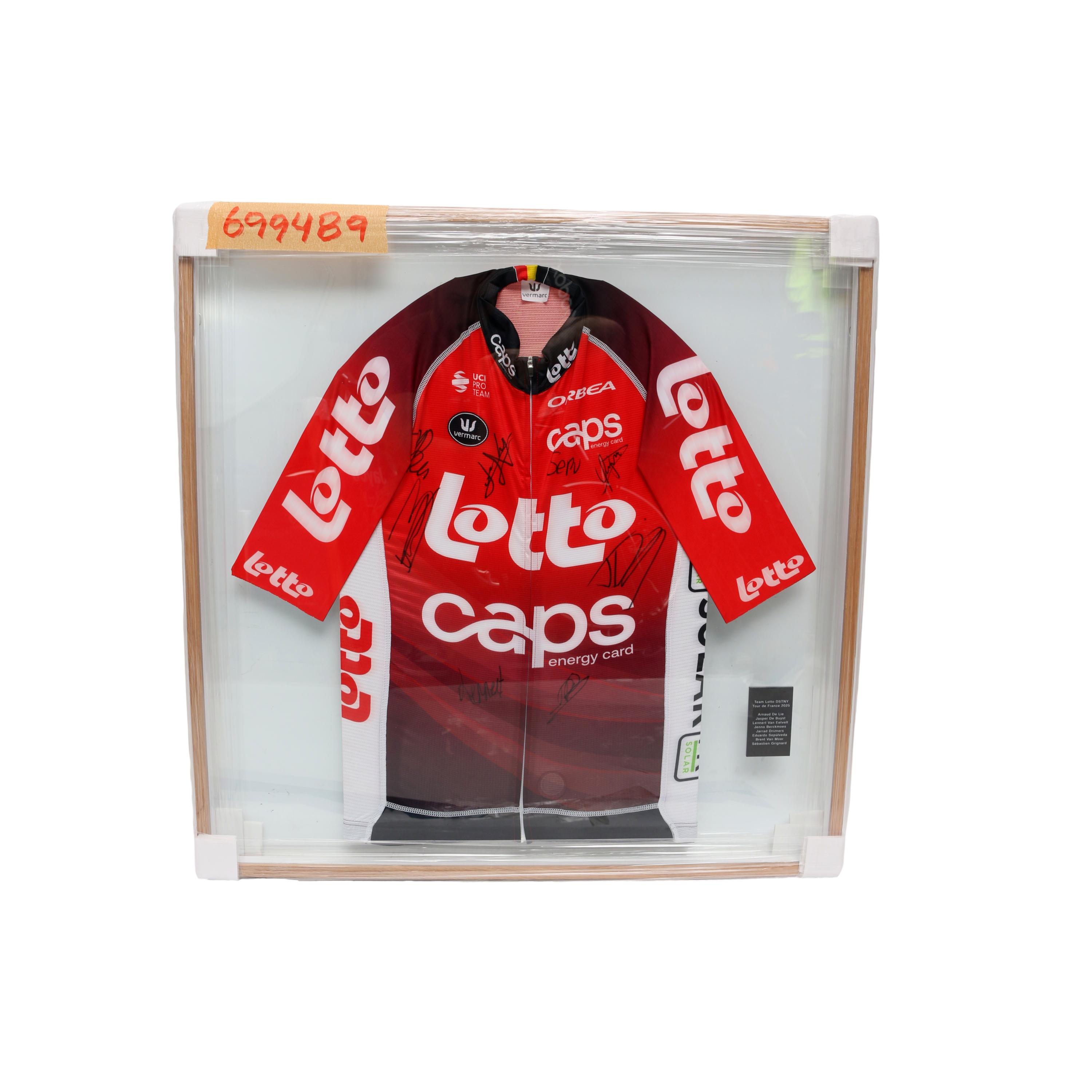 Quadro Camiseta Emoldurada Team Lotto Vermelho - Tamanho Único