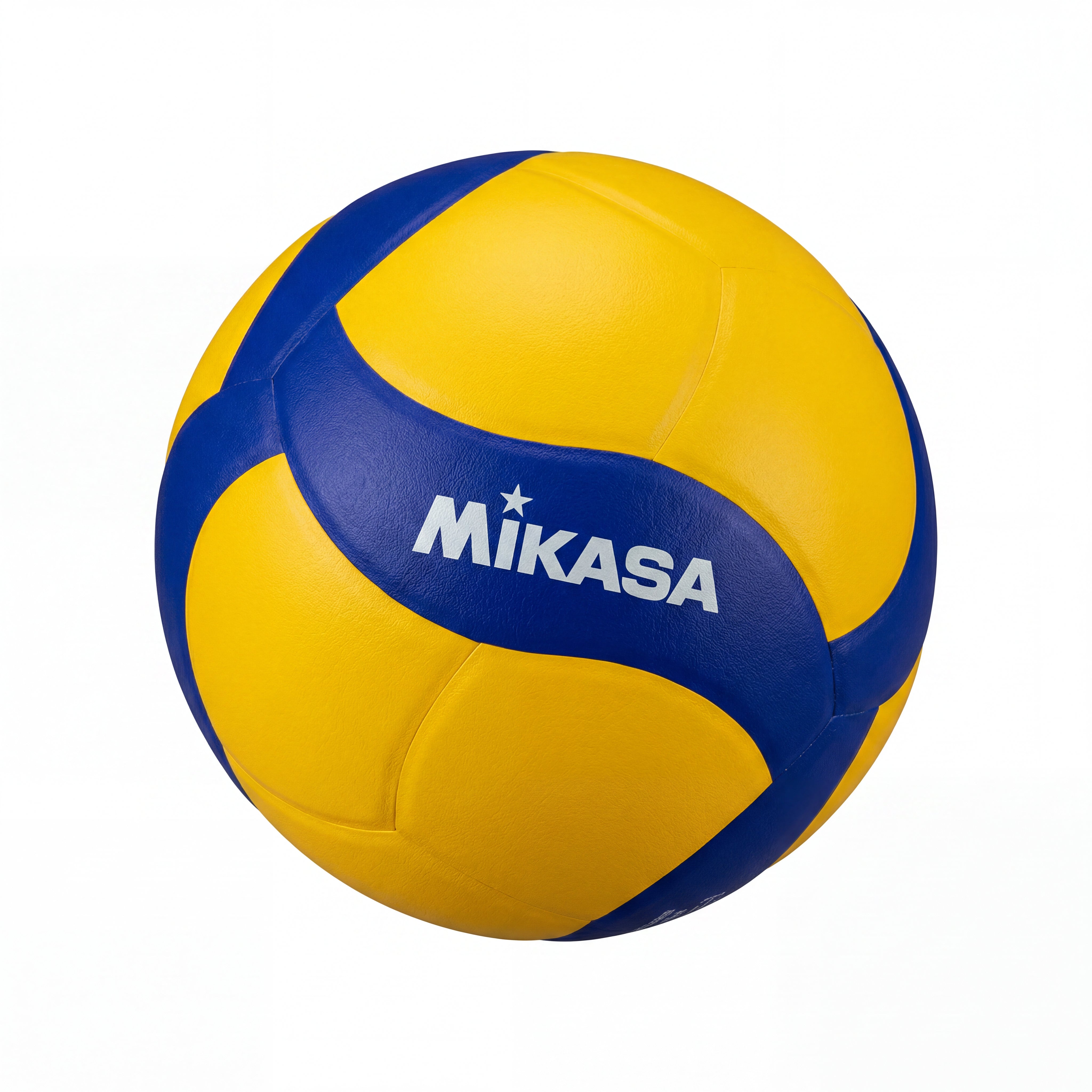 Bola Unissex Vôlei Mikasa V390W Amarelo e Azul - Tamanho Único