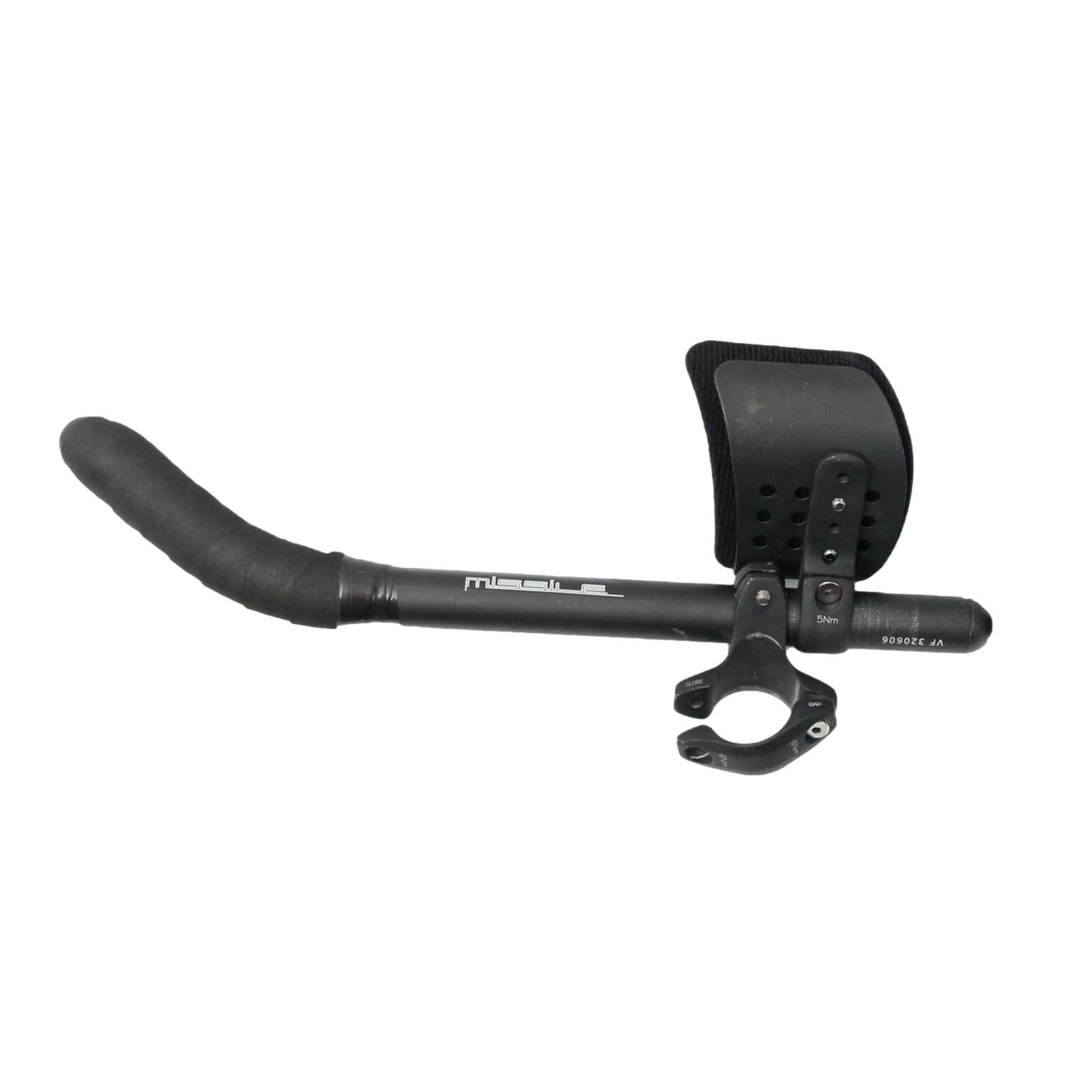 Clip Guidão Unissex Shimano Pro Missile Alumínio Ski Bend Preto - Tamanho 34,4cm