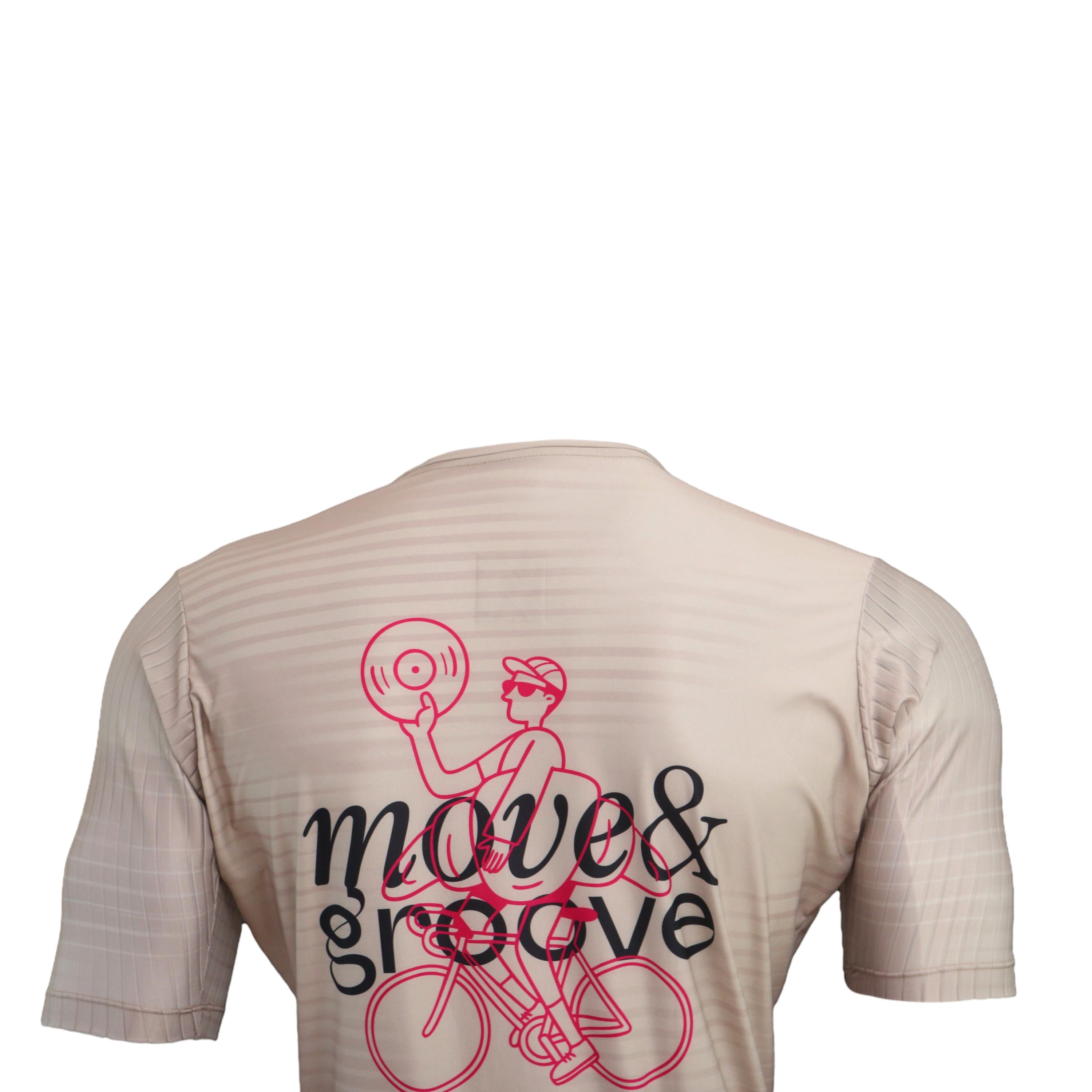 Jersey Masculina UNEND x Session Volta Sunday Cycling Club Bege