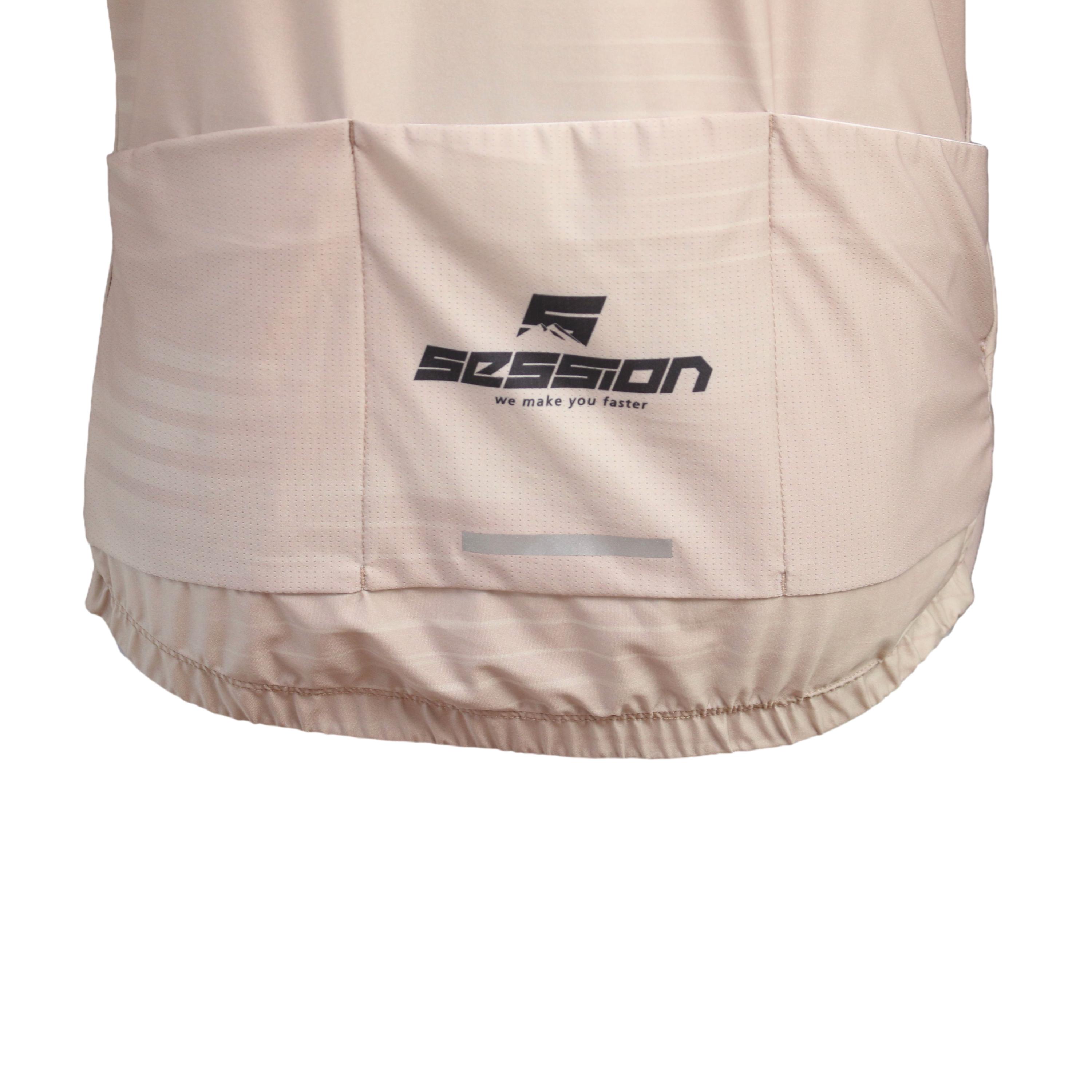 Jersey Masculina UNEND x Session Volta Sunday Cycling Club Bege
