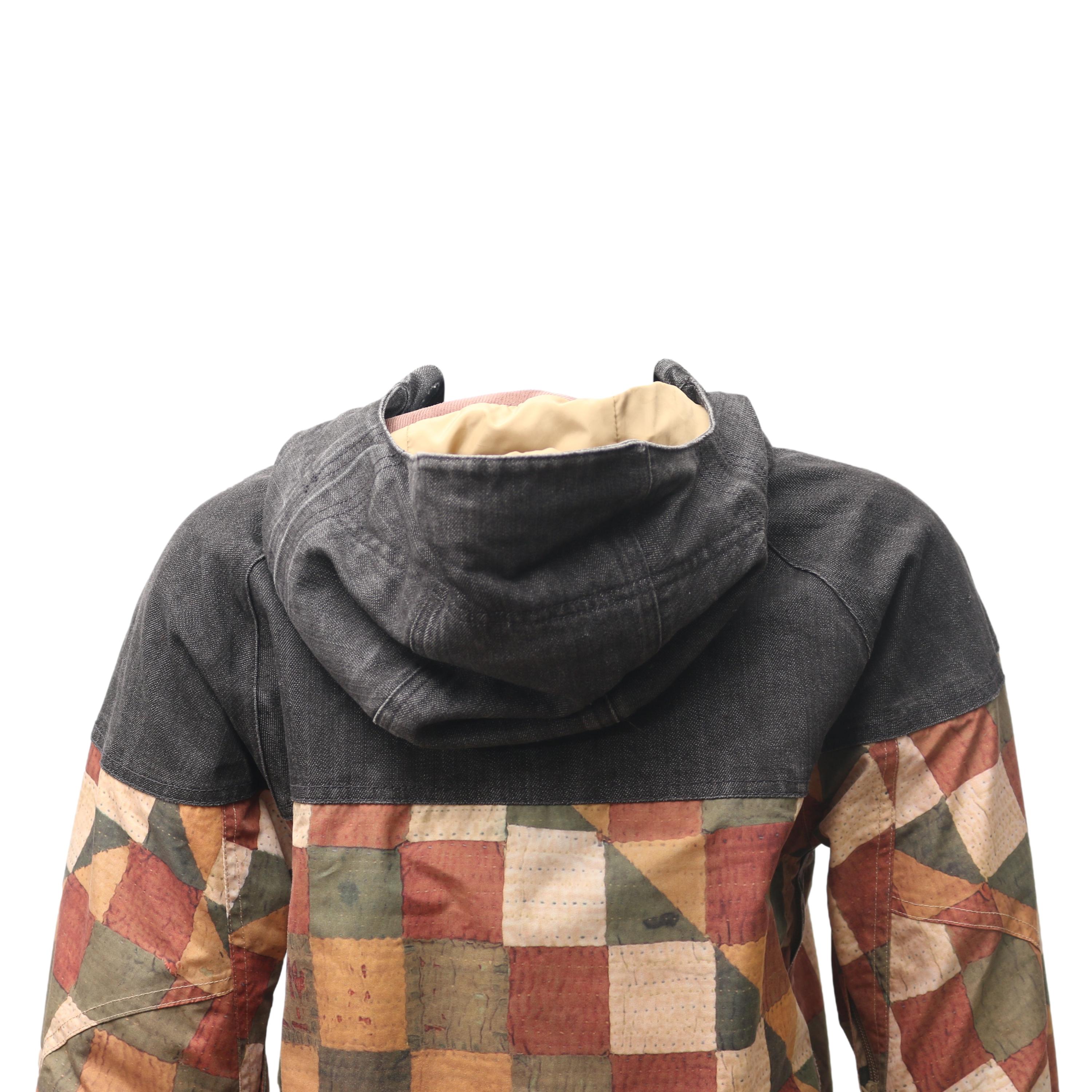 Casaco Masculino Snowboard Burton Analog Xadrez Patchwork Multicolor - Tamanho XS