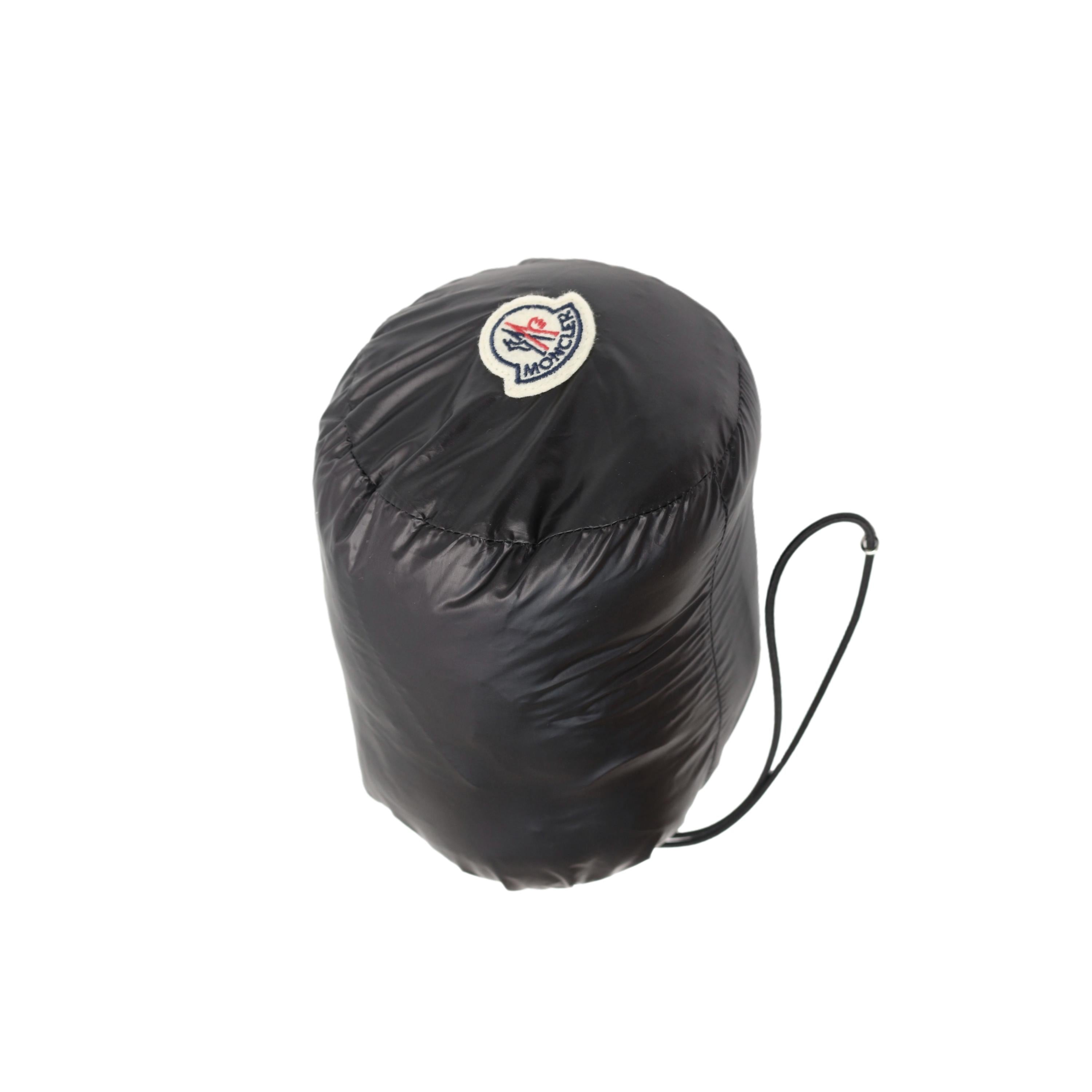 Colete Puffer Masculino Snowboard Moncler Gui Gilet Preto + Mini Bag - Tamanho M