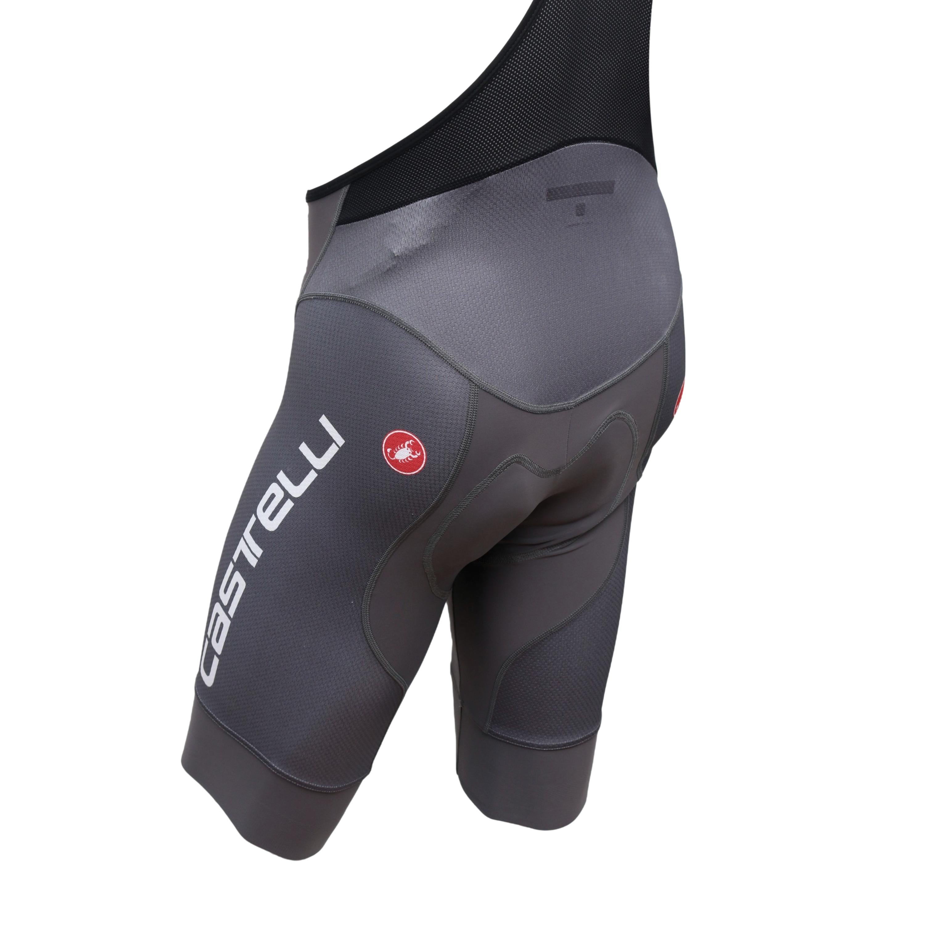 Bretelle Masculino Castelli Competizione Cinza - Tamanho M