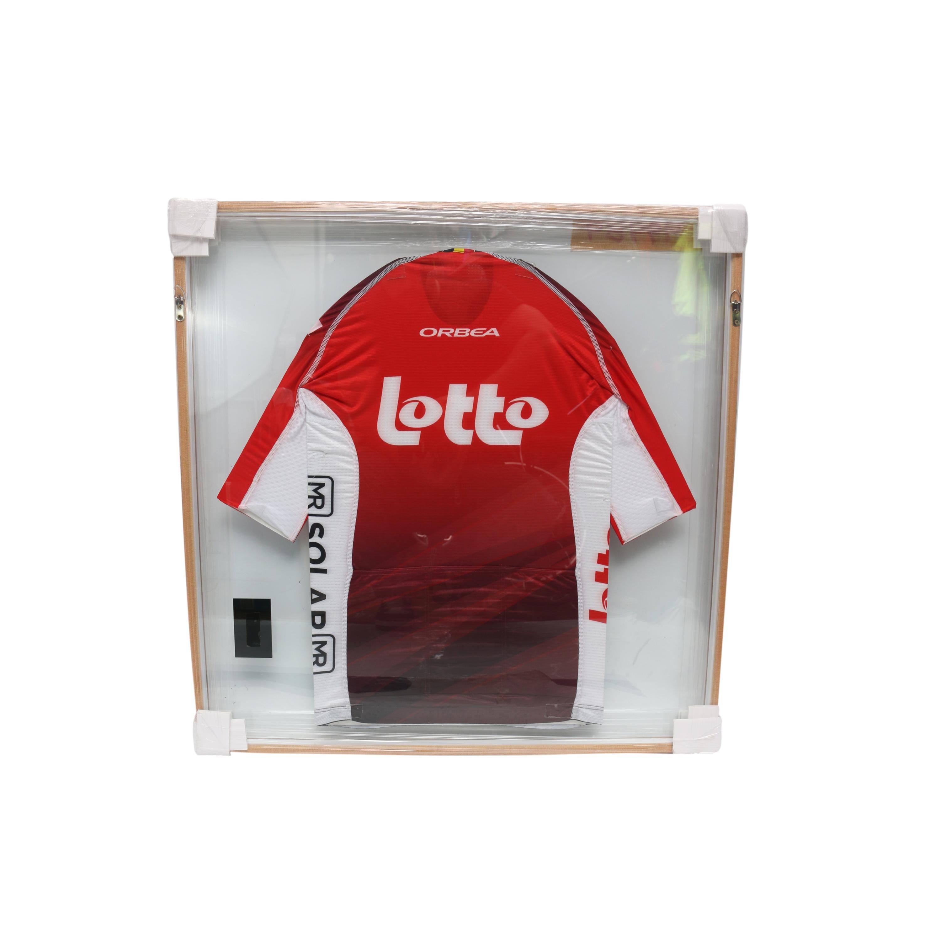 Quadro Camiseta Emoldurada Team Lotto Vermelho - Tamanho Único