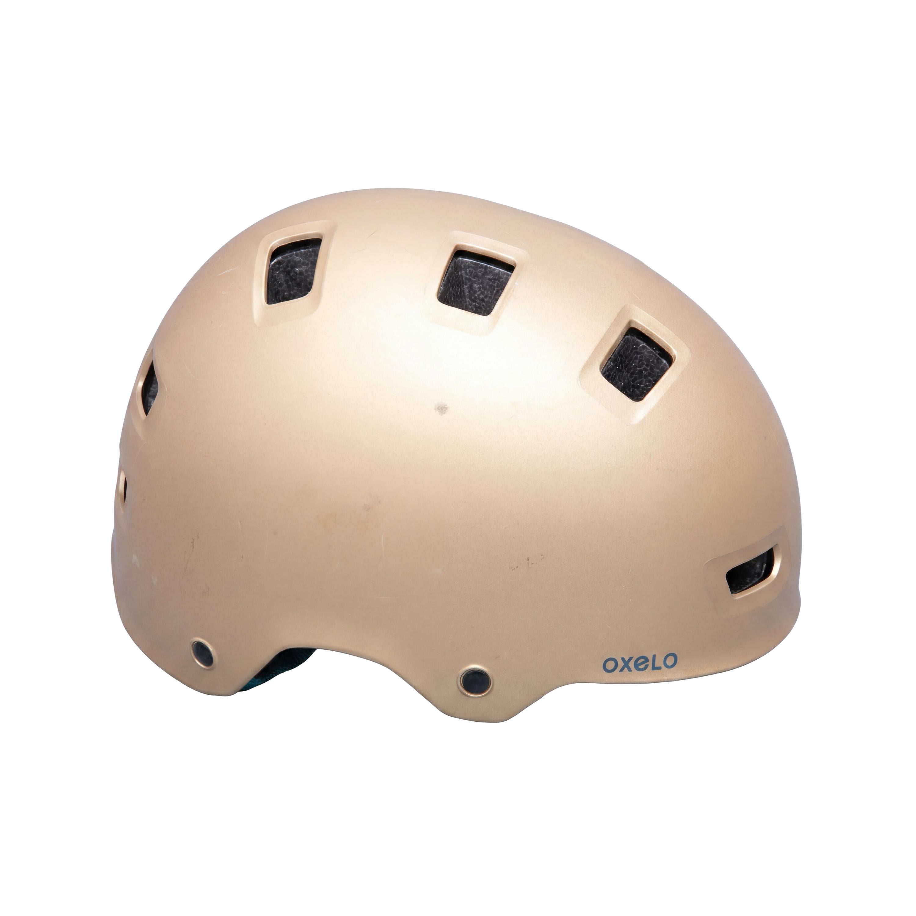 Capacete Unissex Diversos Oxelo (Decathlon) MF 540 (DH 010) - Dourado 59-62 cm