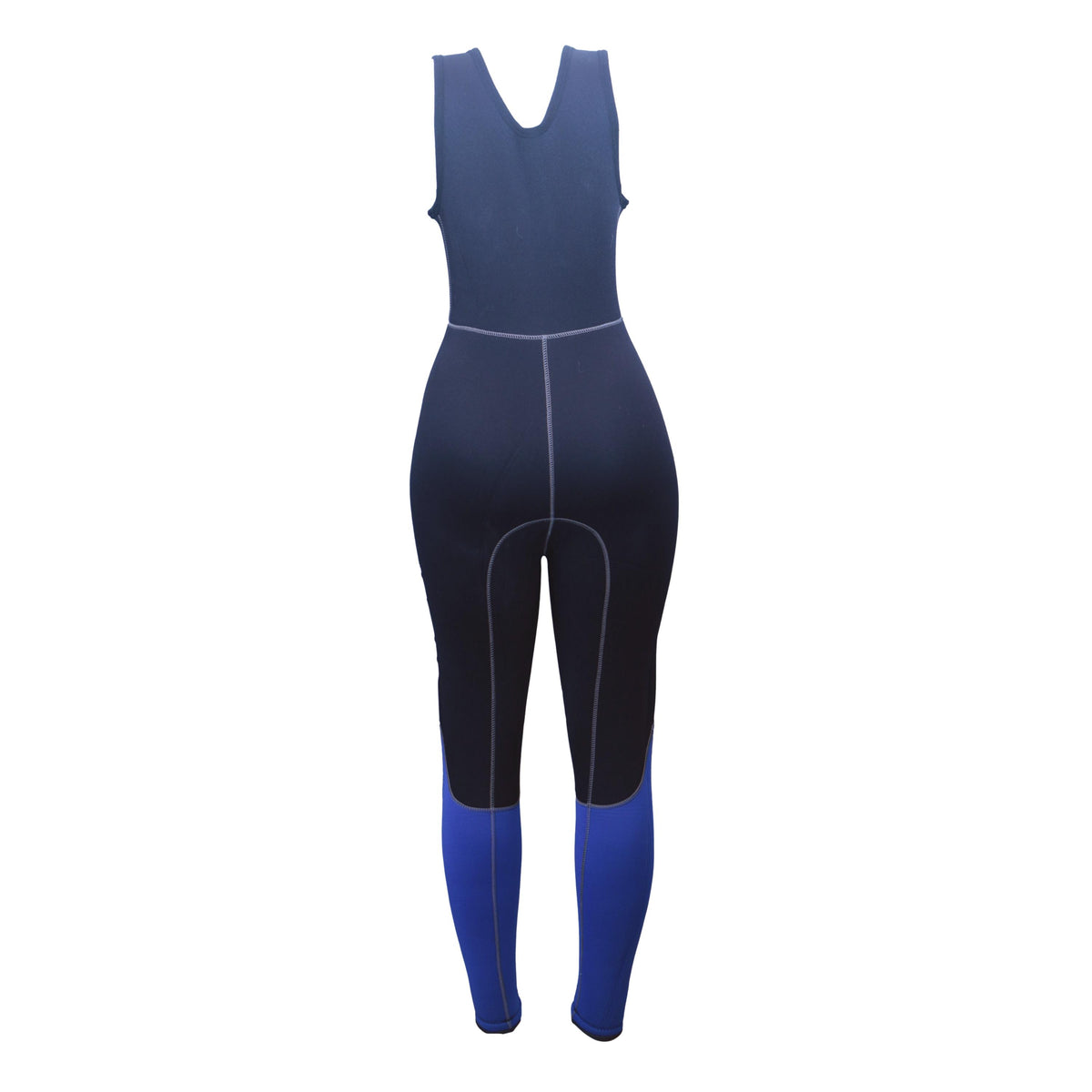 Conjunto Feminino Roupa De Mergulho Neoprene Cressi Medas 5mm Preto e Azul - Tamanho L/4