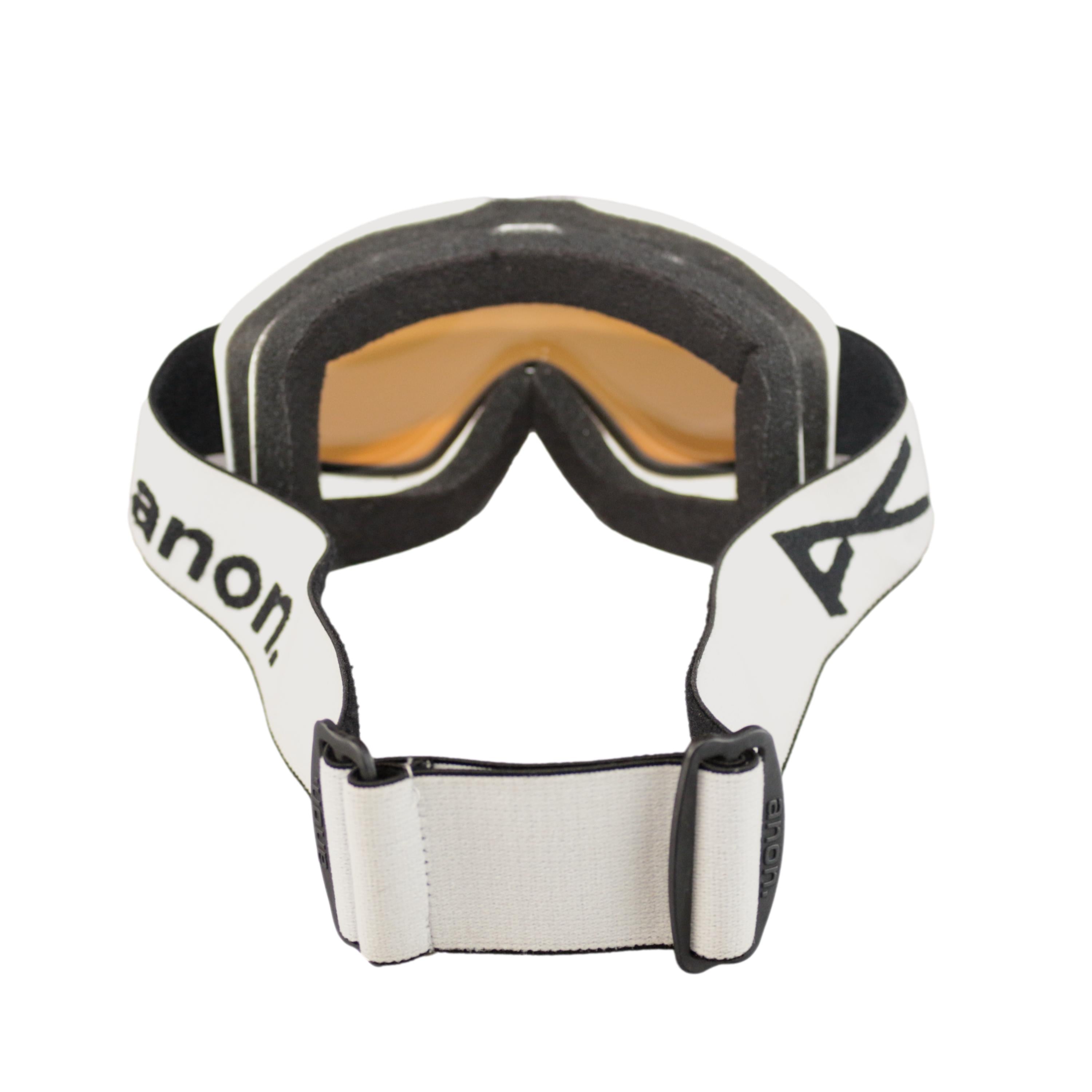 Goggle Ski/Snowboard Anon Branco Lentes Ambar - Tamanho Único
