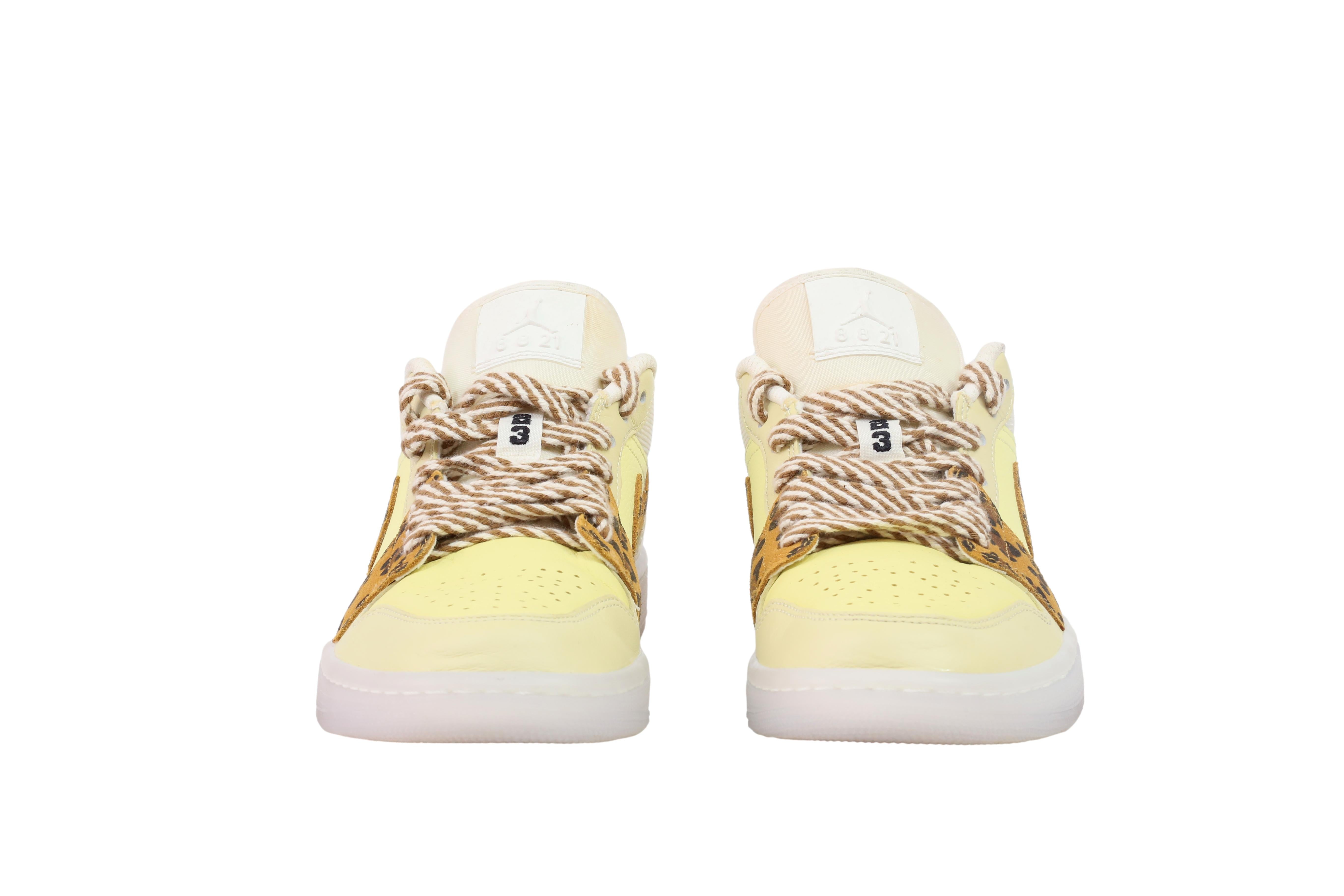 Tênis Feminino Basquete Air Jordan 1 Low Citron - Tamanho 37