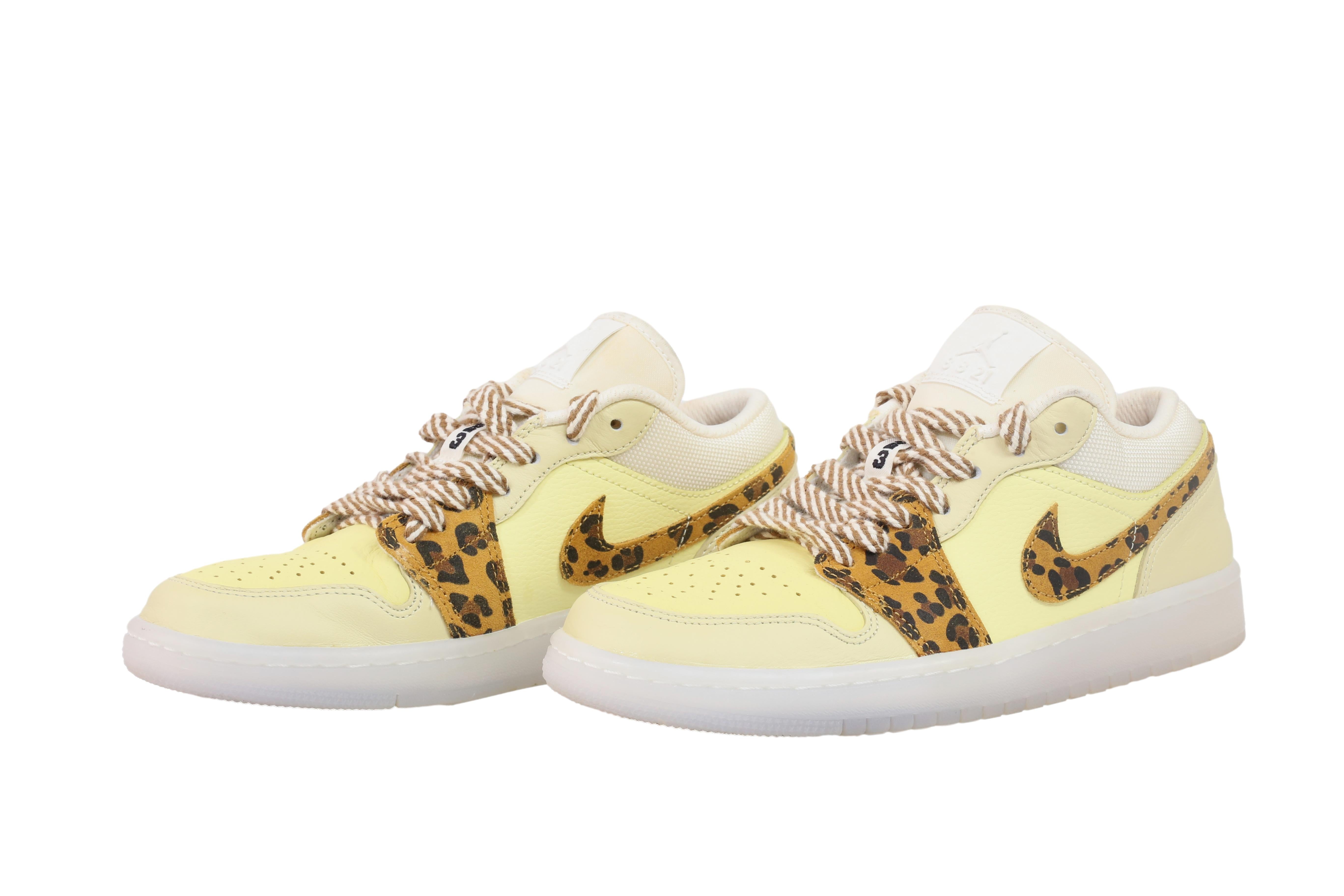 Tênis Feminino Basquete Air Jordan 1 Low Citron - Tamanho 37