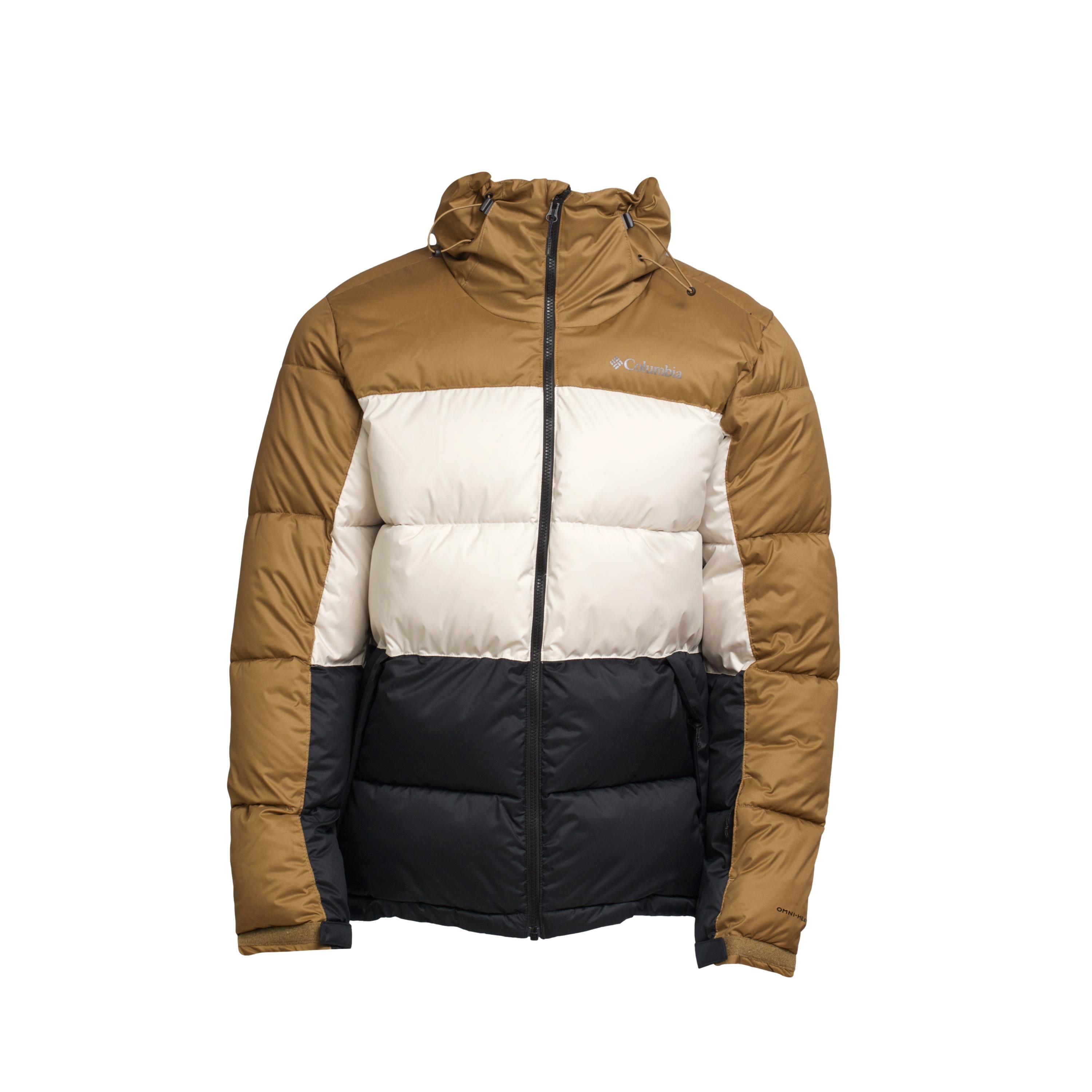 Jaqueta Masculina Ski/Snowboard Columbia Slope Style Bege/Creme/Preta - Tamanho M