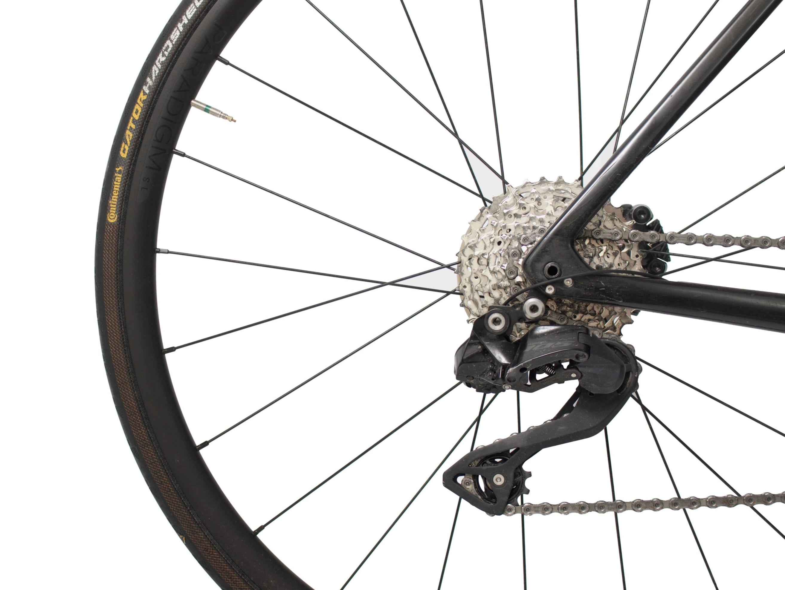 Bicicleta Trek Émonda SL Disc Preta e Laranja