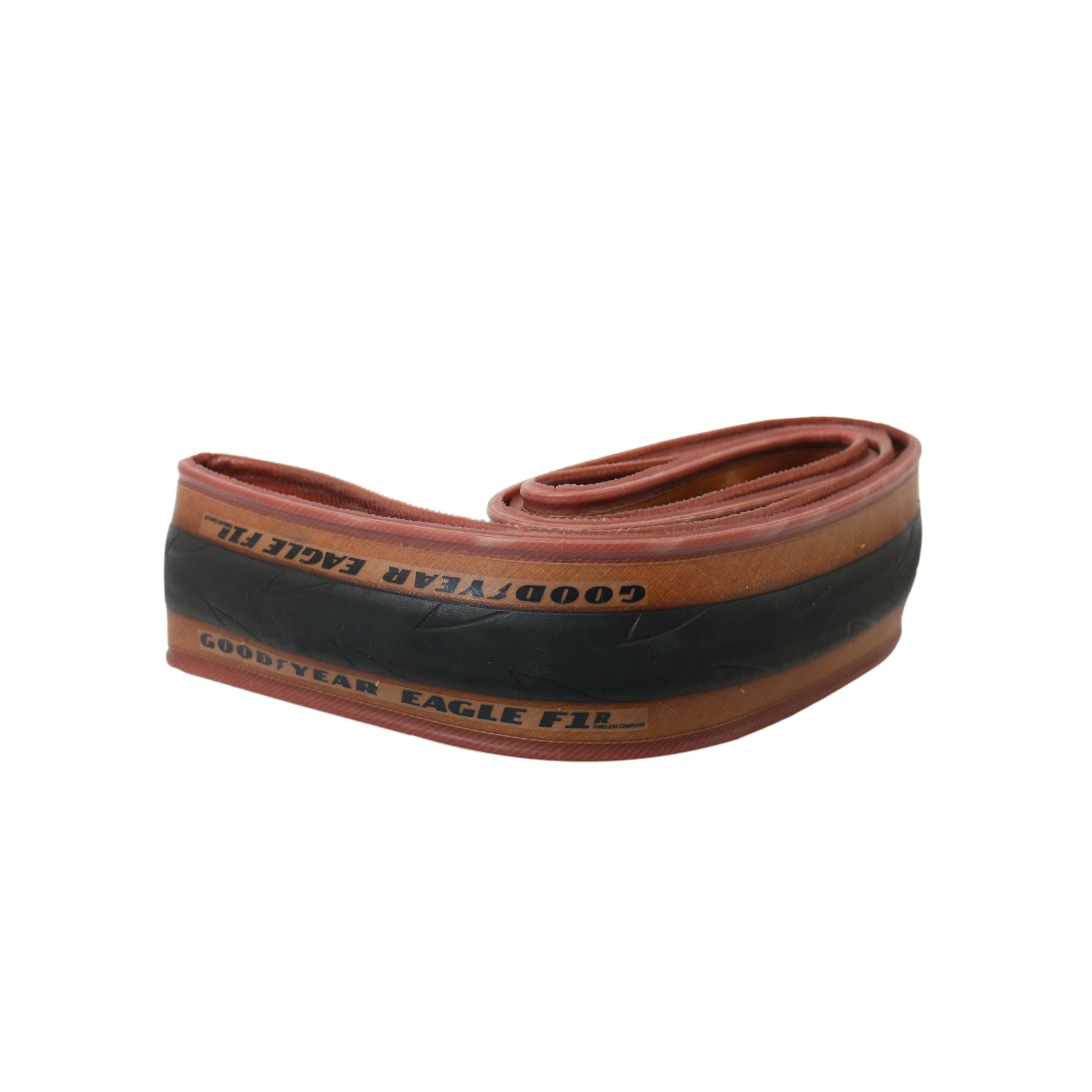 Par Pneus Goodyear Tubeless Eagle F1 Ciclismo Marrom e Preto - Tamanho 700x30c