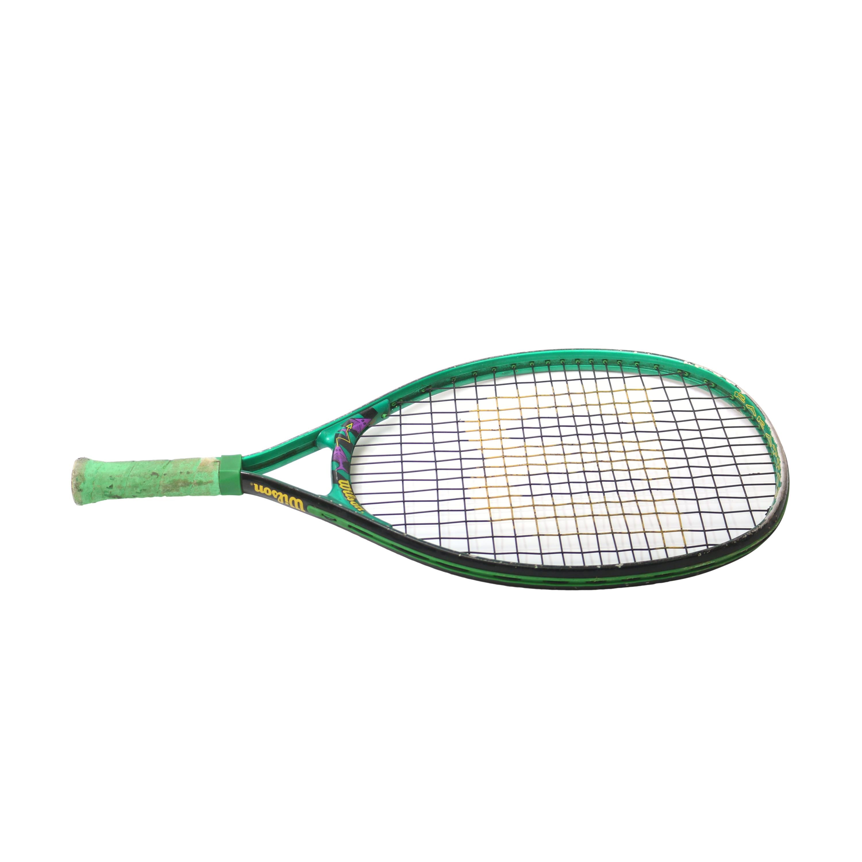 Raquete Infantil Tênis Wilson US Open Junior Verde e Roxo