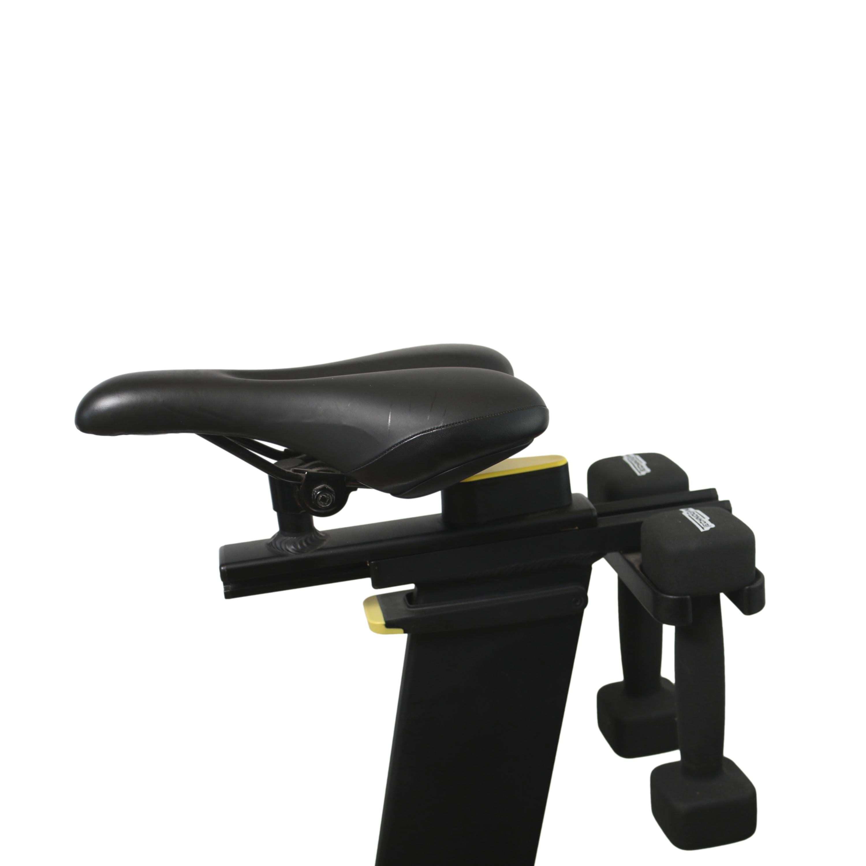 Bicicleta Spinning Technogym Group Cycle Preta e Amarela