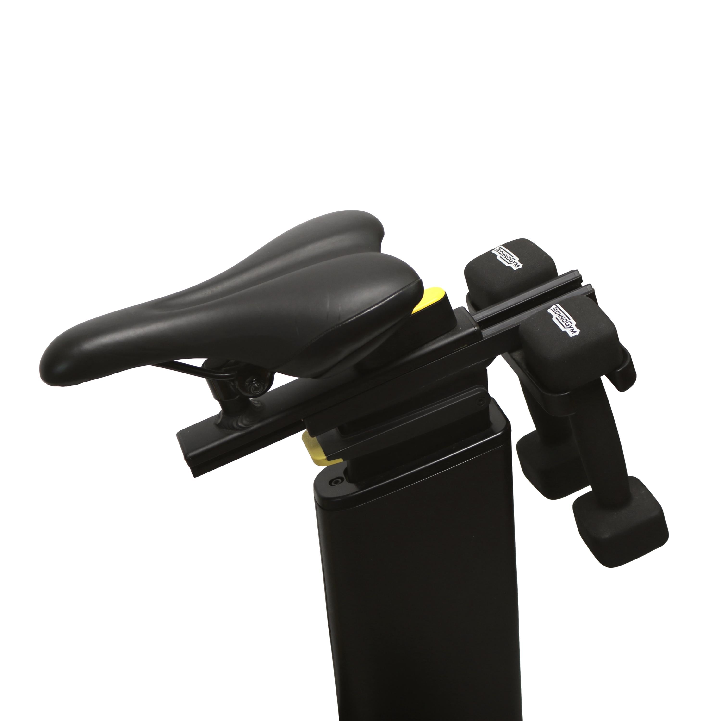 Bicicleta Spinning Technogym Group Cycle Preta e Amarela