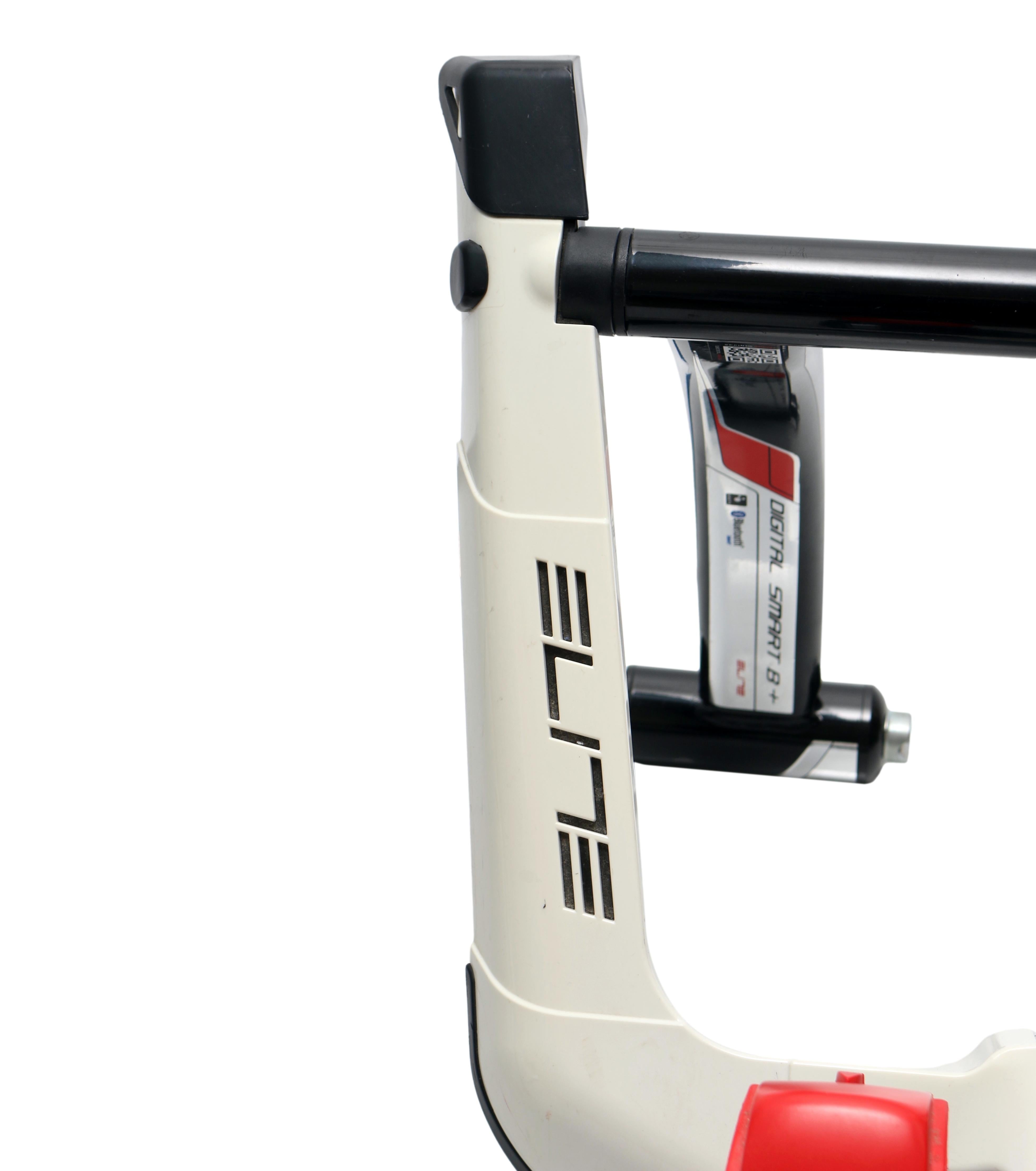 Rolo De Treinamento Bicicleta Elite Qubo Power Mag Smart Branco/ Vermelho/ Preto