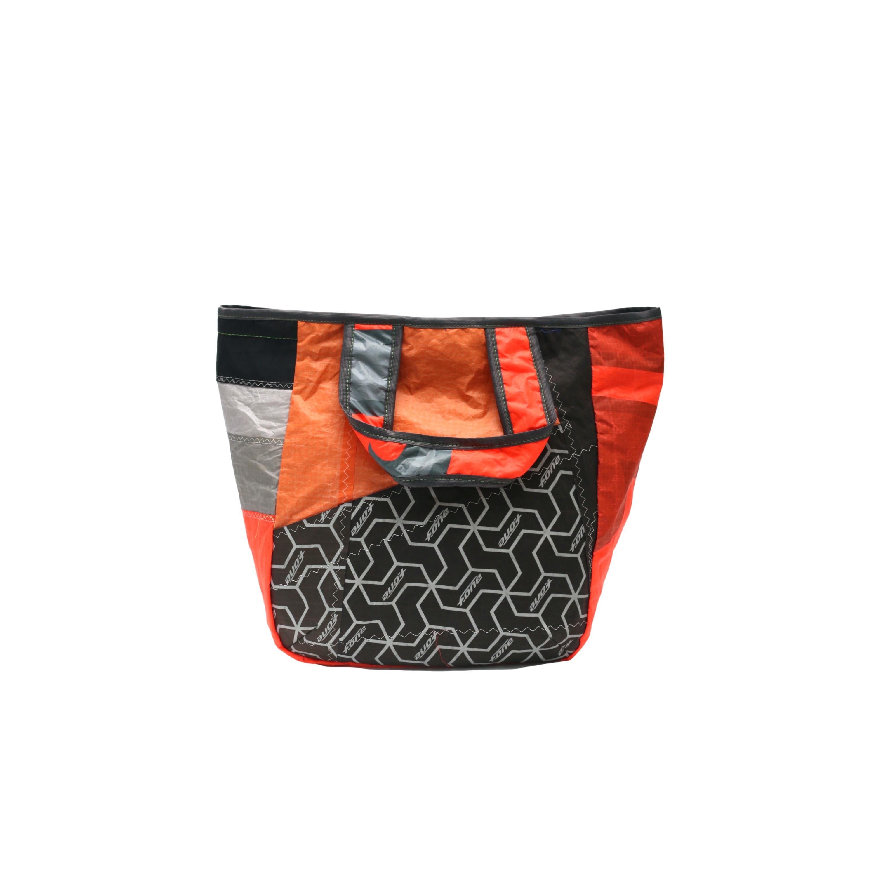 Sacola UNEND x Instituto Dharma Laranja/ Cinza/ Preto