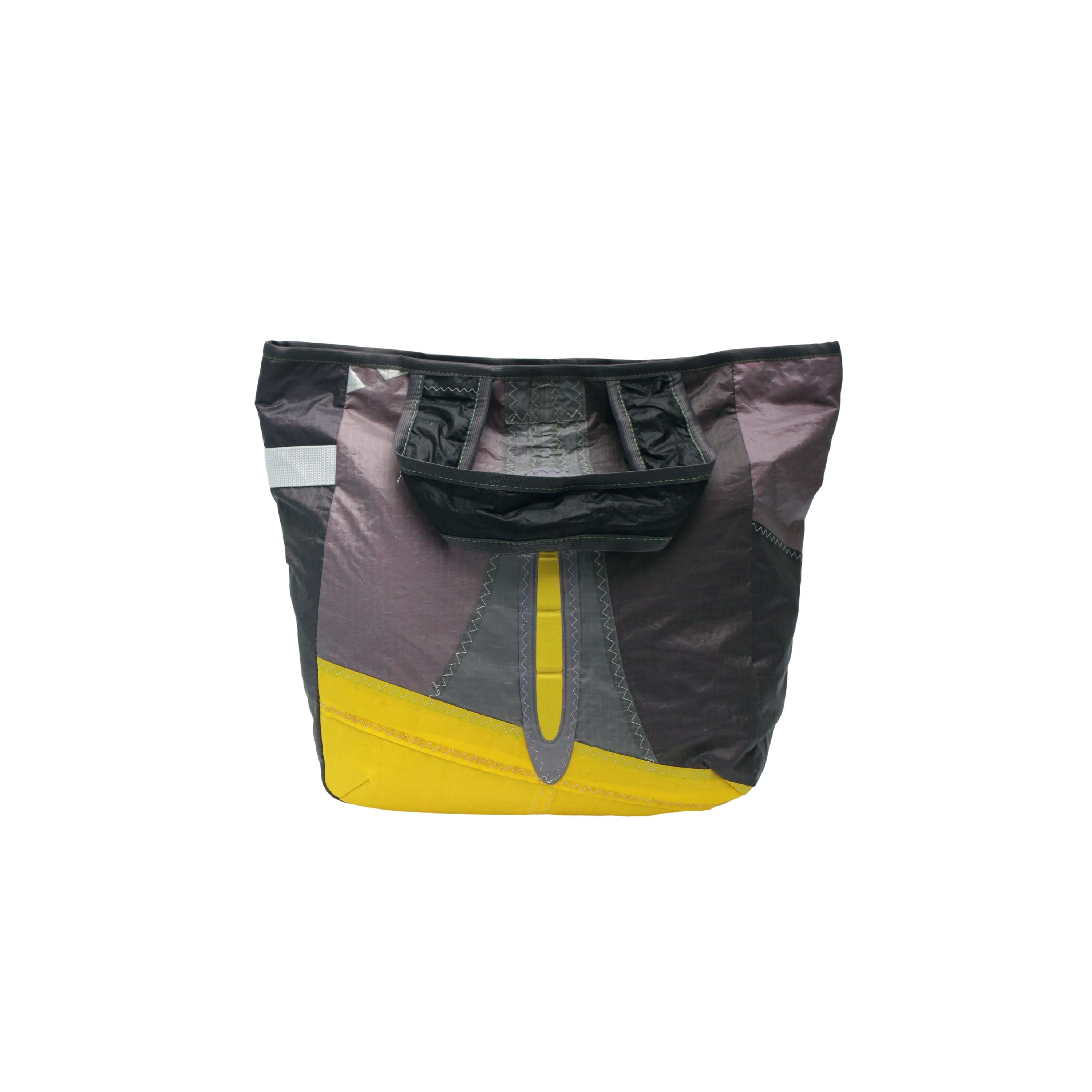 Sacola UNEND x Instituto Dharma Amarelo/ Preto/ Cinza