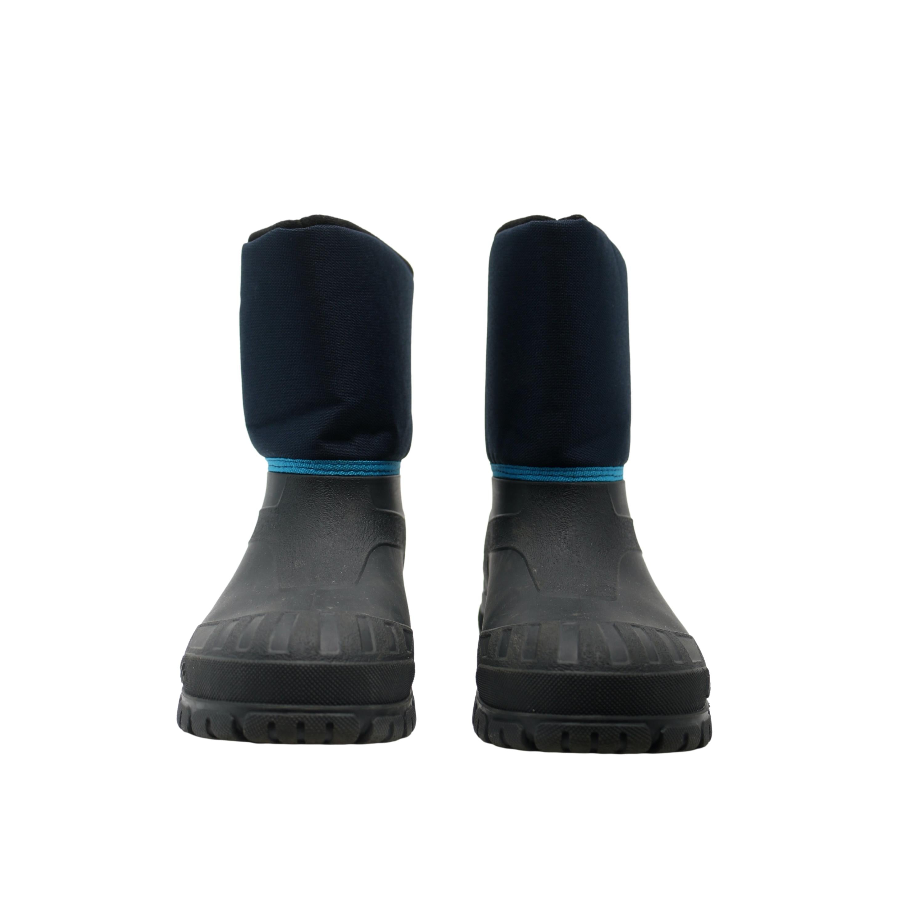 Bota Infantil Neve Quechua SH100 Warm Preto e Azul Marinho - Tamanho 36/37 Europa