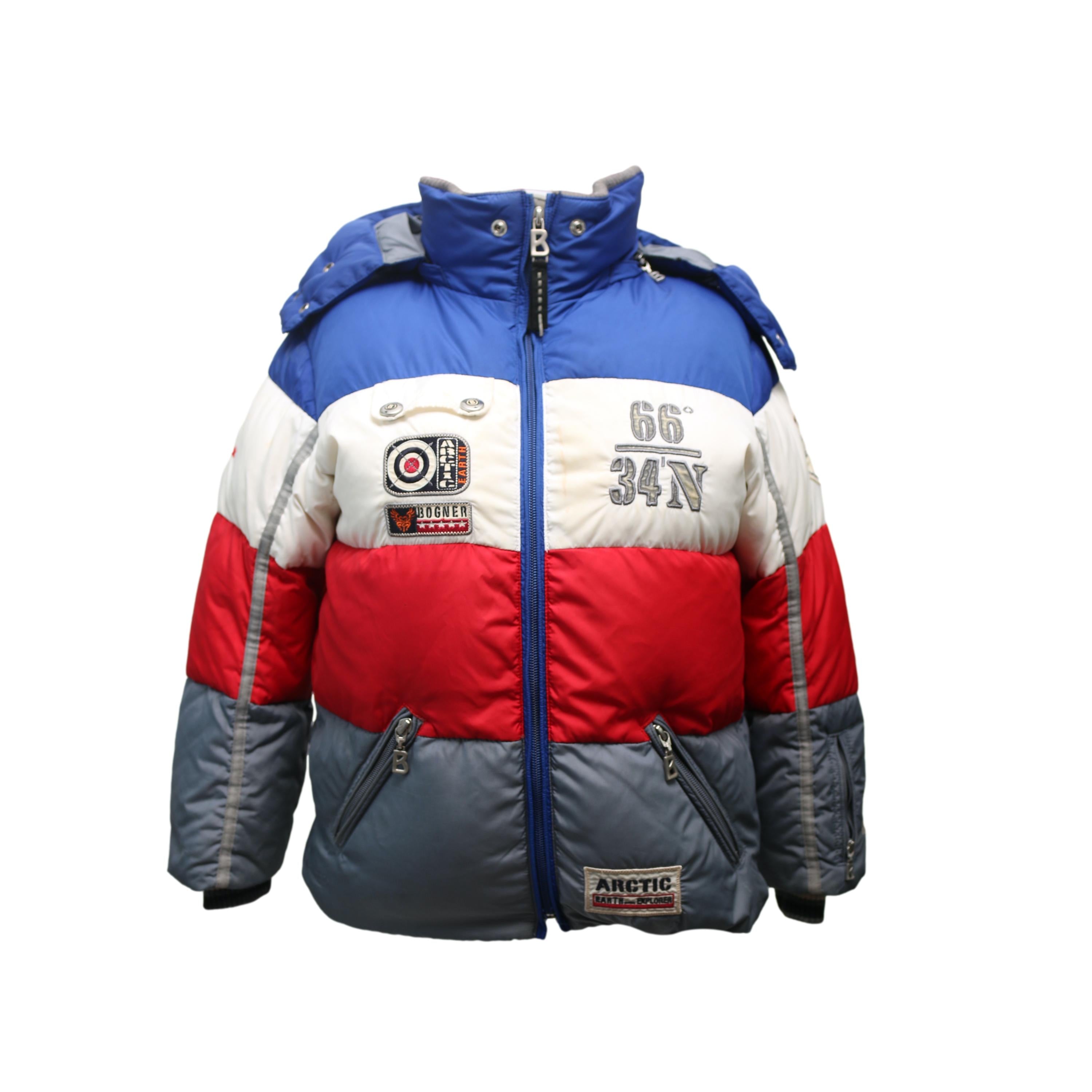 Casaco Infantil Ski/ Snowboard Bogner Arctic Expedition Multicolor - Tamanho 7 a 9 anos - ML Europa