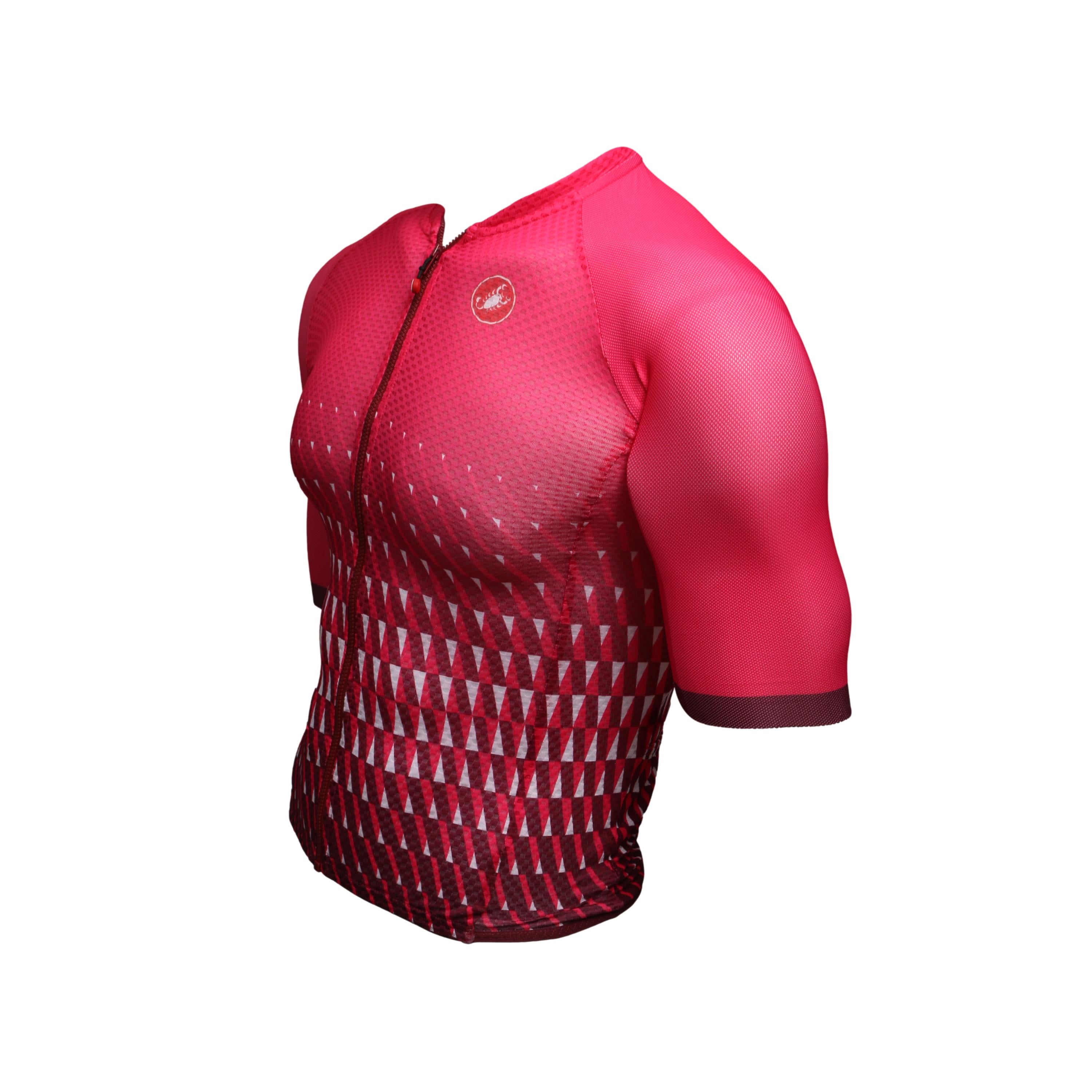 Jersey Feminina Castelli Certezza Preto e Rosa - Tamanho S