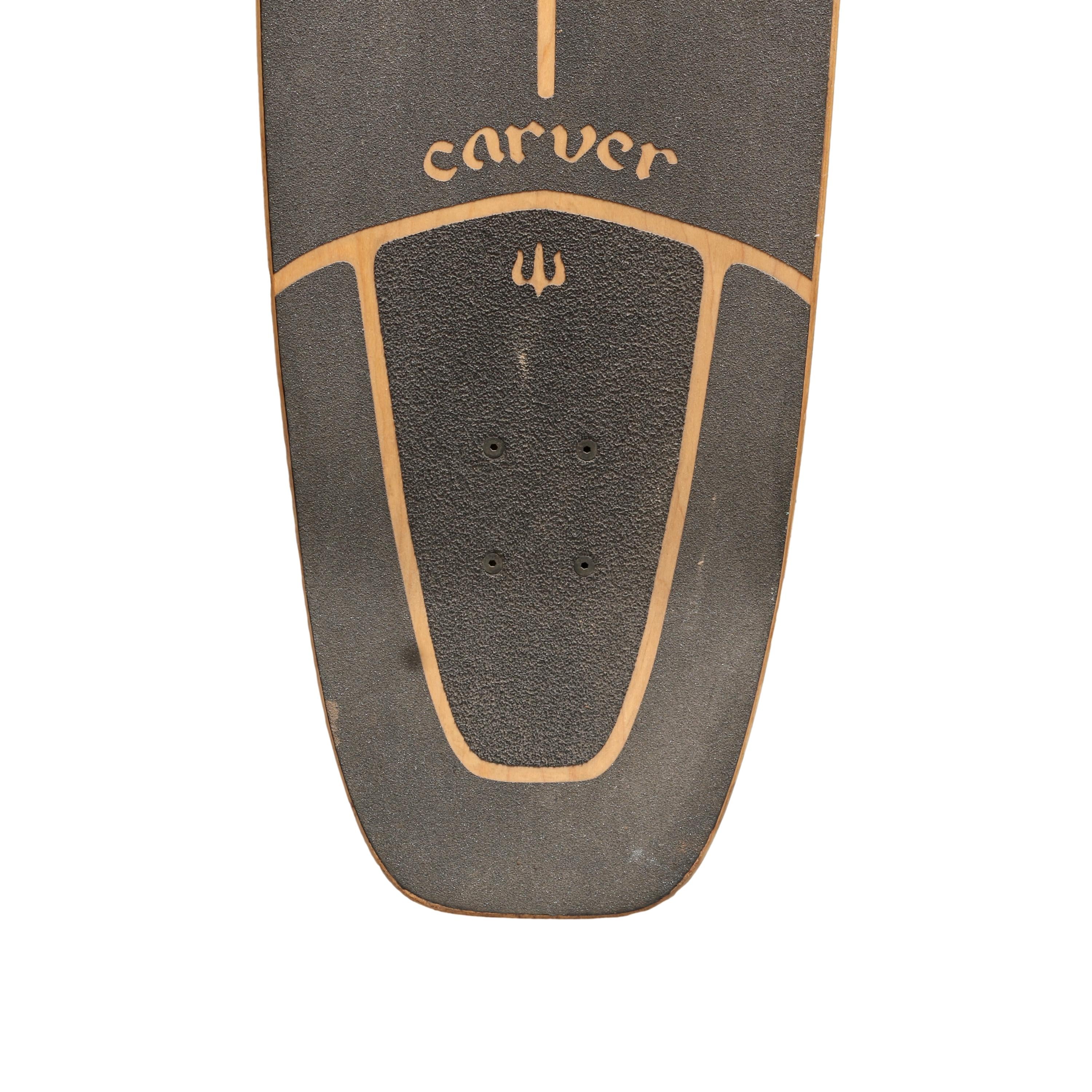 Skateboard Carver US Resin Branco/Vermelho/Azul - Tamanho Único