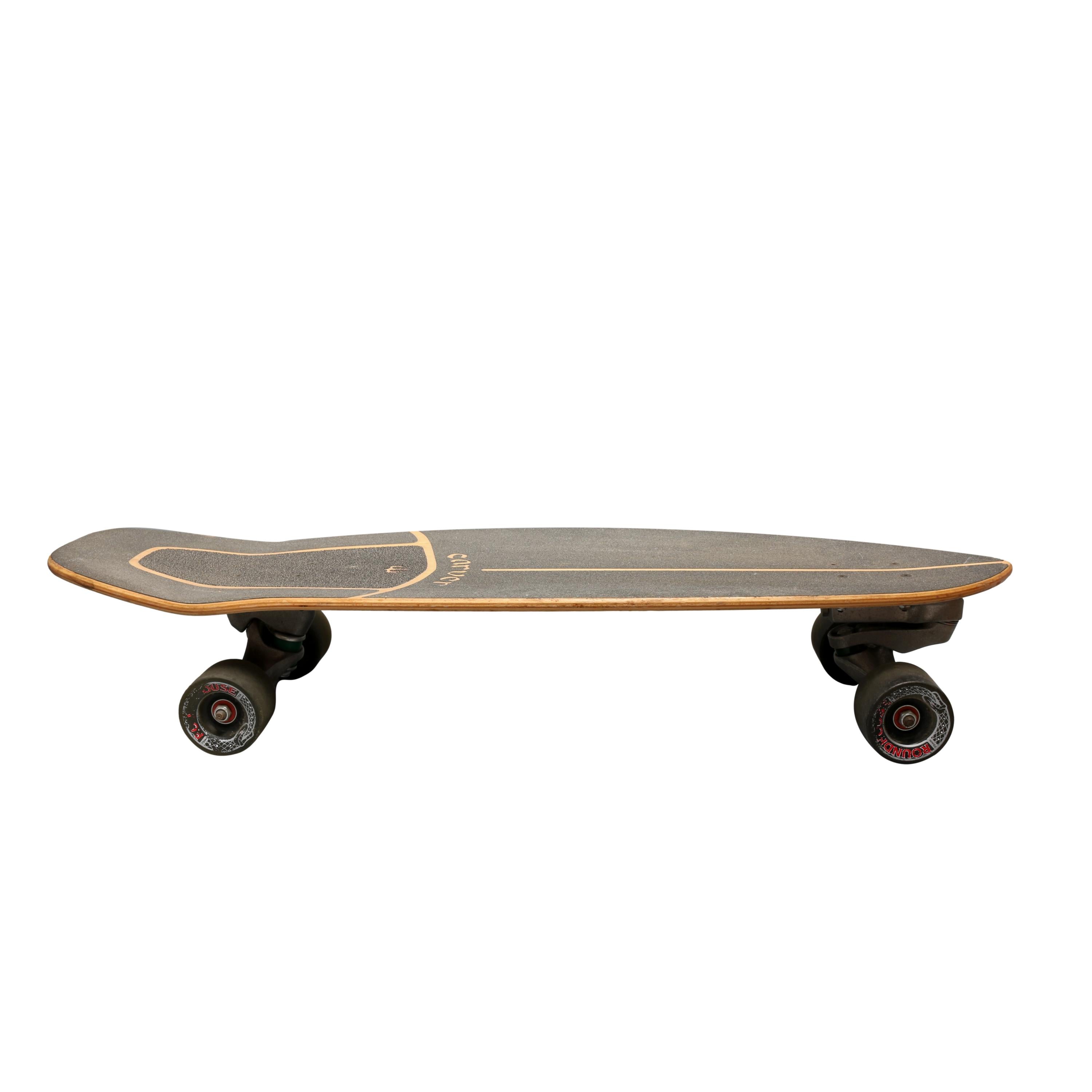 Skateboard Carver US Resin Branco/Vermelho/Azul - Tamanho Único