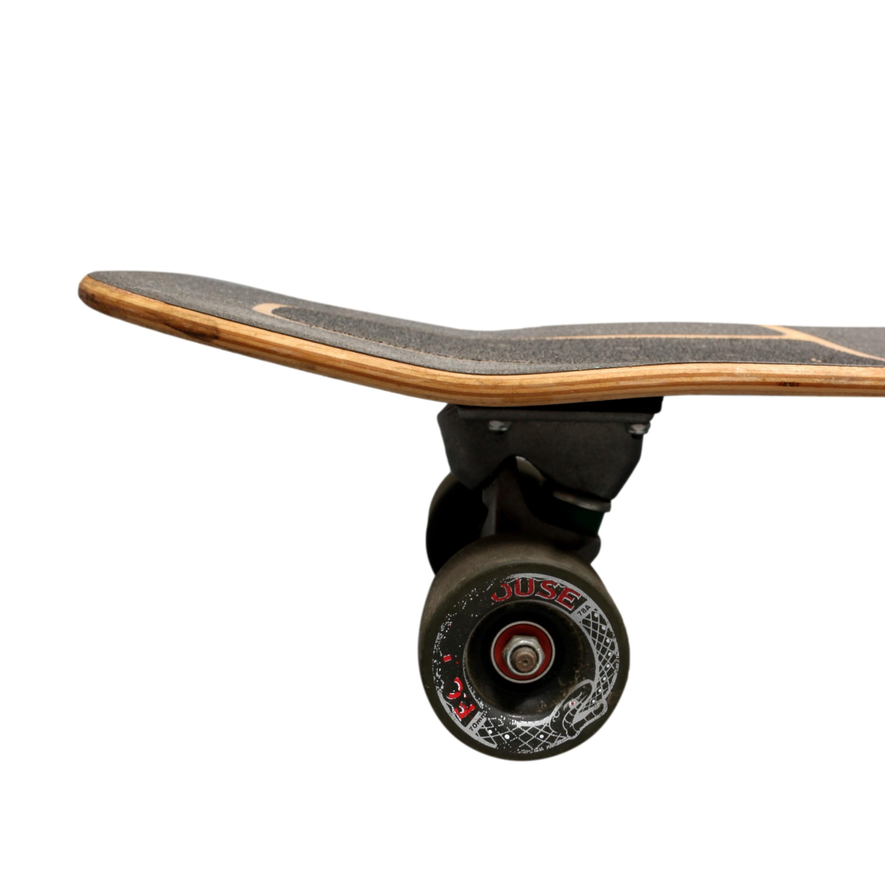 Skateboard Carver US Resin Branco/Vermelho/Azul - Tamanho Único