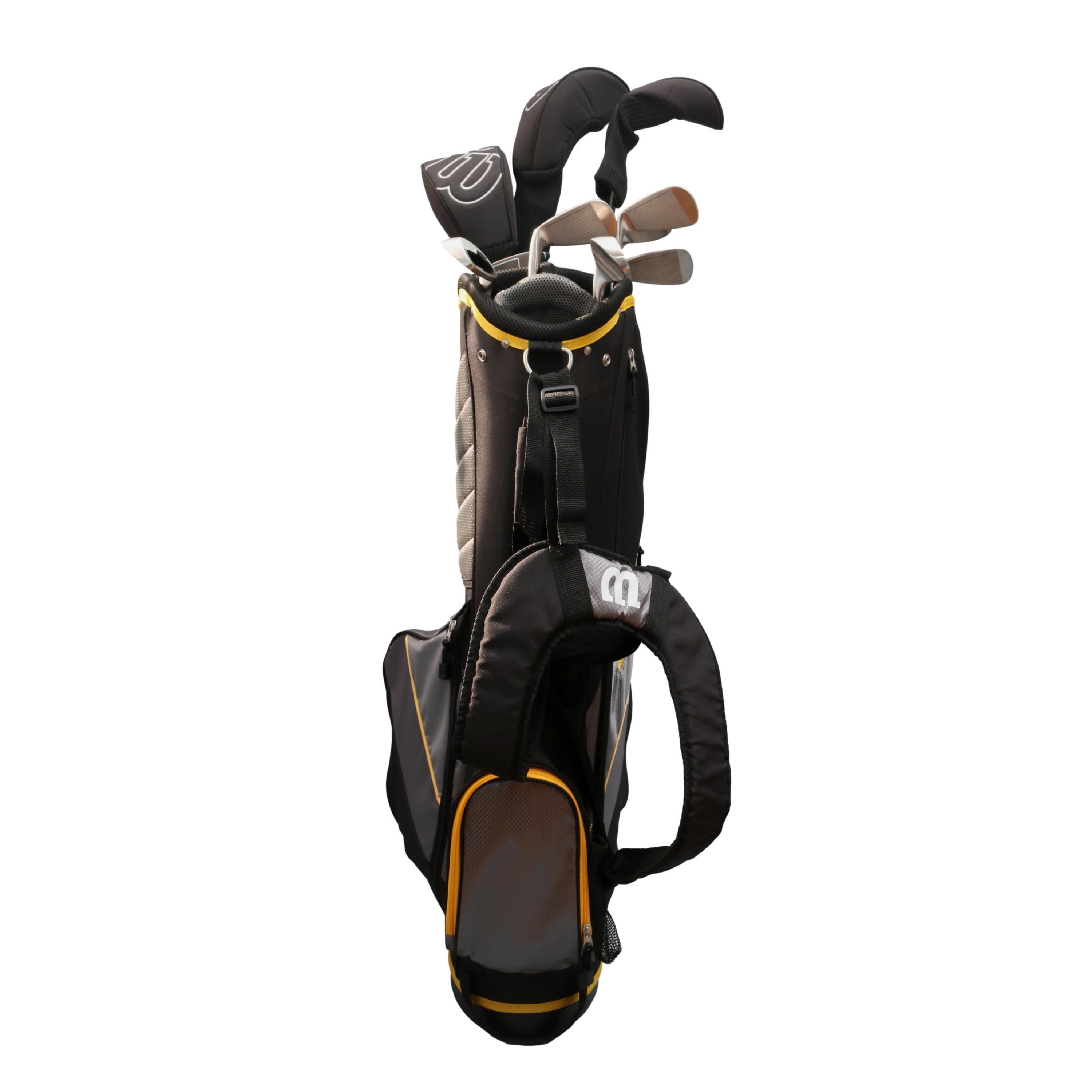Kit de Golf Unissex Golf Wilson Ultra XD Preto e Amarelo Com Mala Case - Tamanho Único