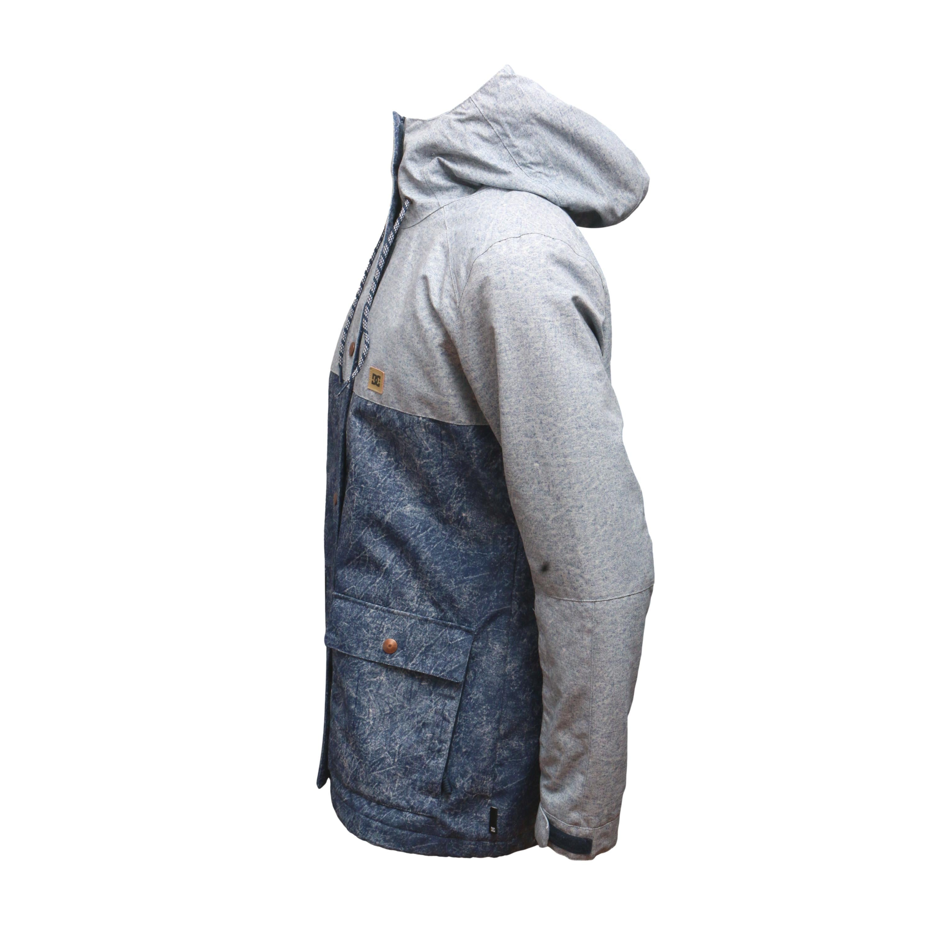 Casaco Feminino Ski/ Snowboard DC Cruiser Cinza e Azul - Tamanho XL