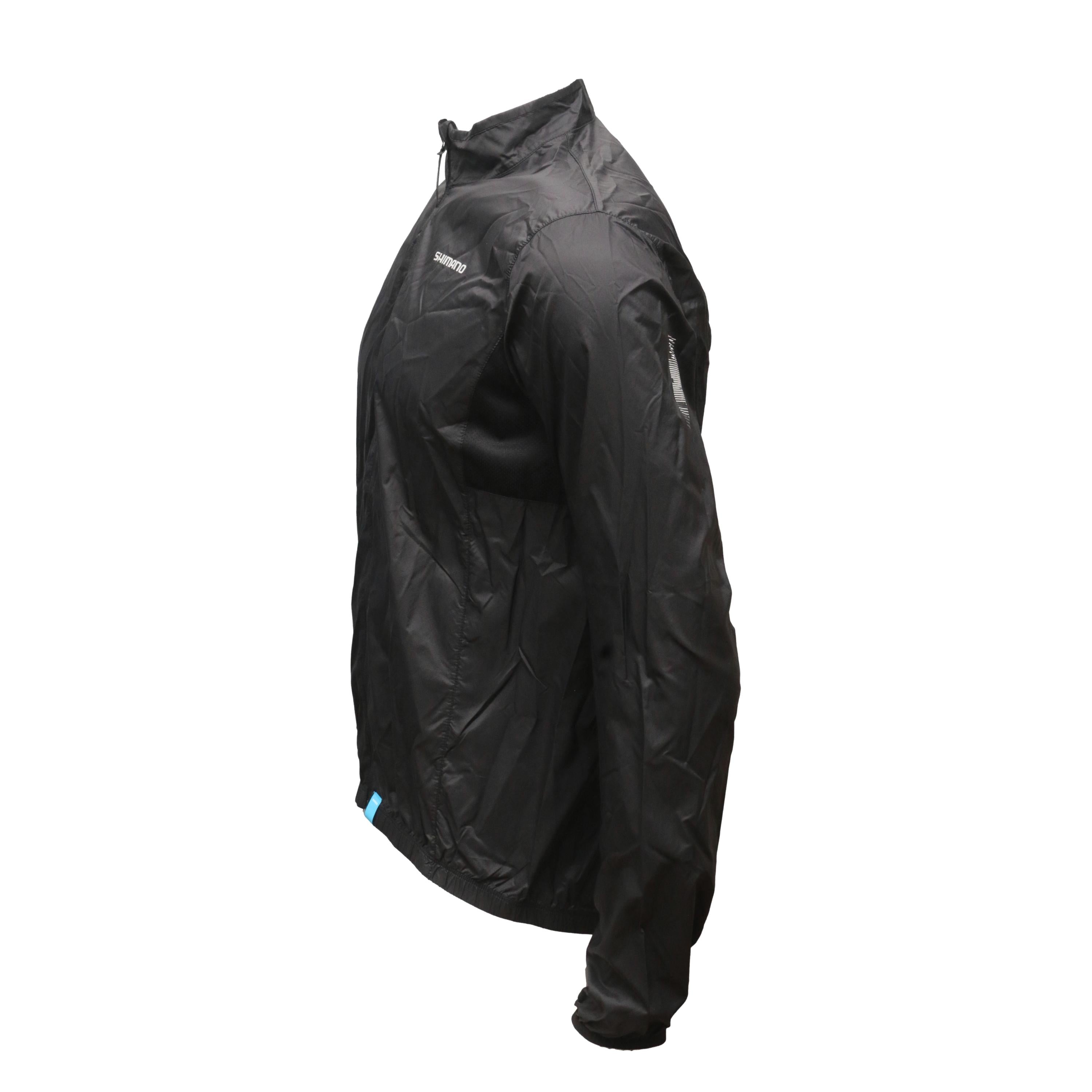 Jaqueta Corta Vento Masculina Shimano Compact Preta - Tamanho GG