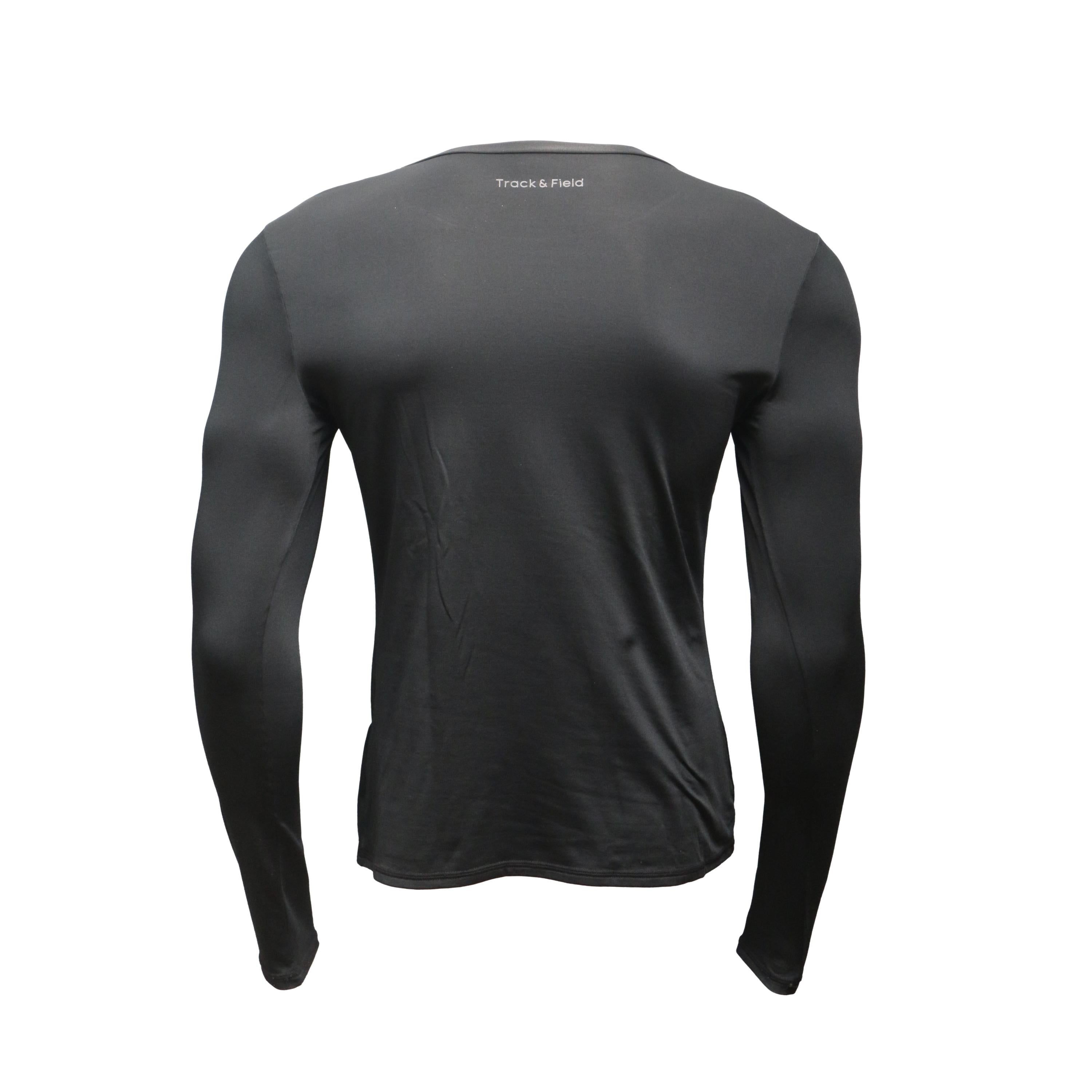 SEM PREÇO --------------- Camiseta Térmica Manga Longa Masculina Track & Field Preta - Tamanho G