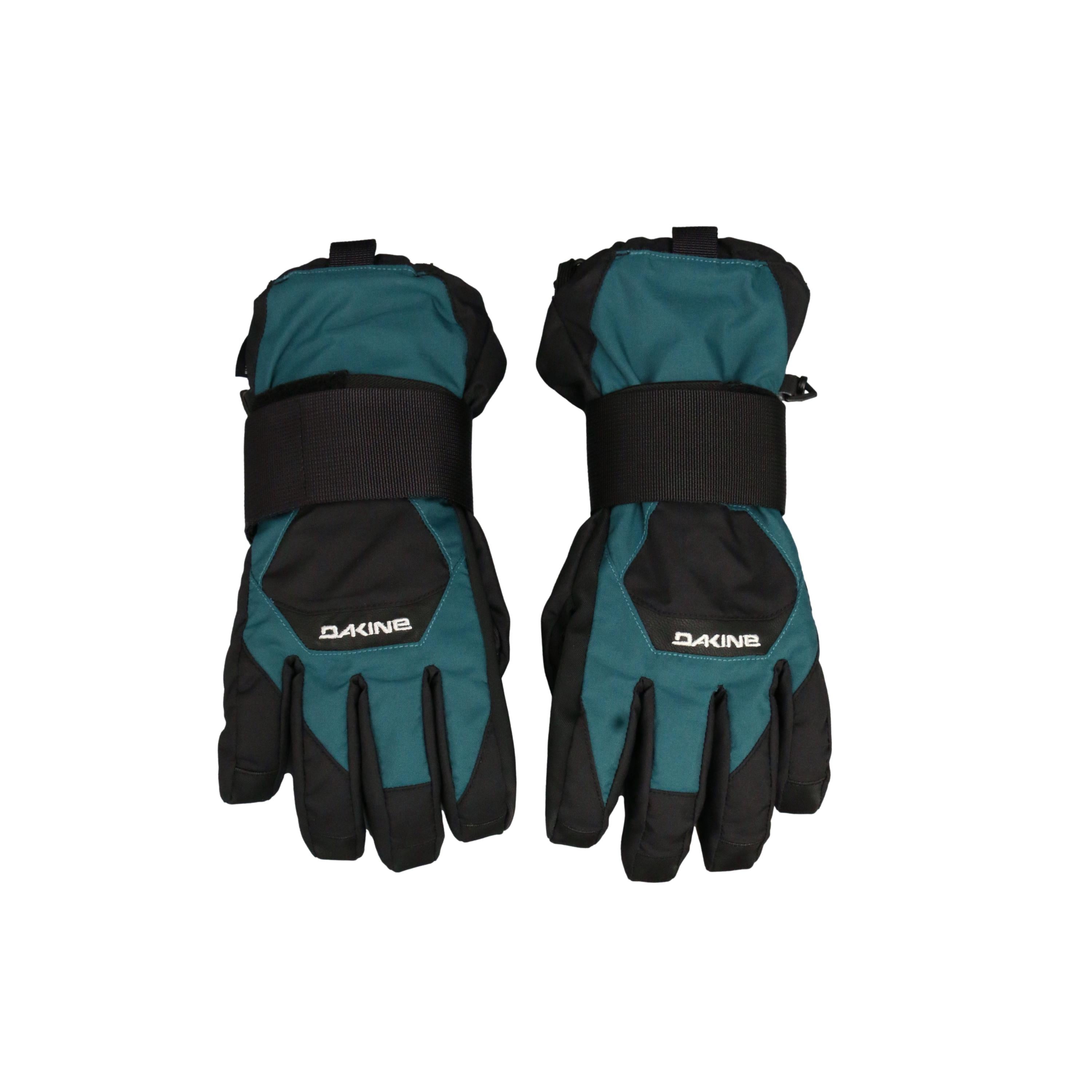 Luva Proteção De Pulso Unissex Ski/ Snowboard Dakini Deep Lake Preto e Verde - Tamanho M