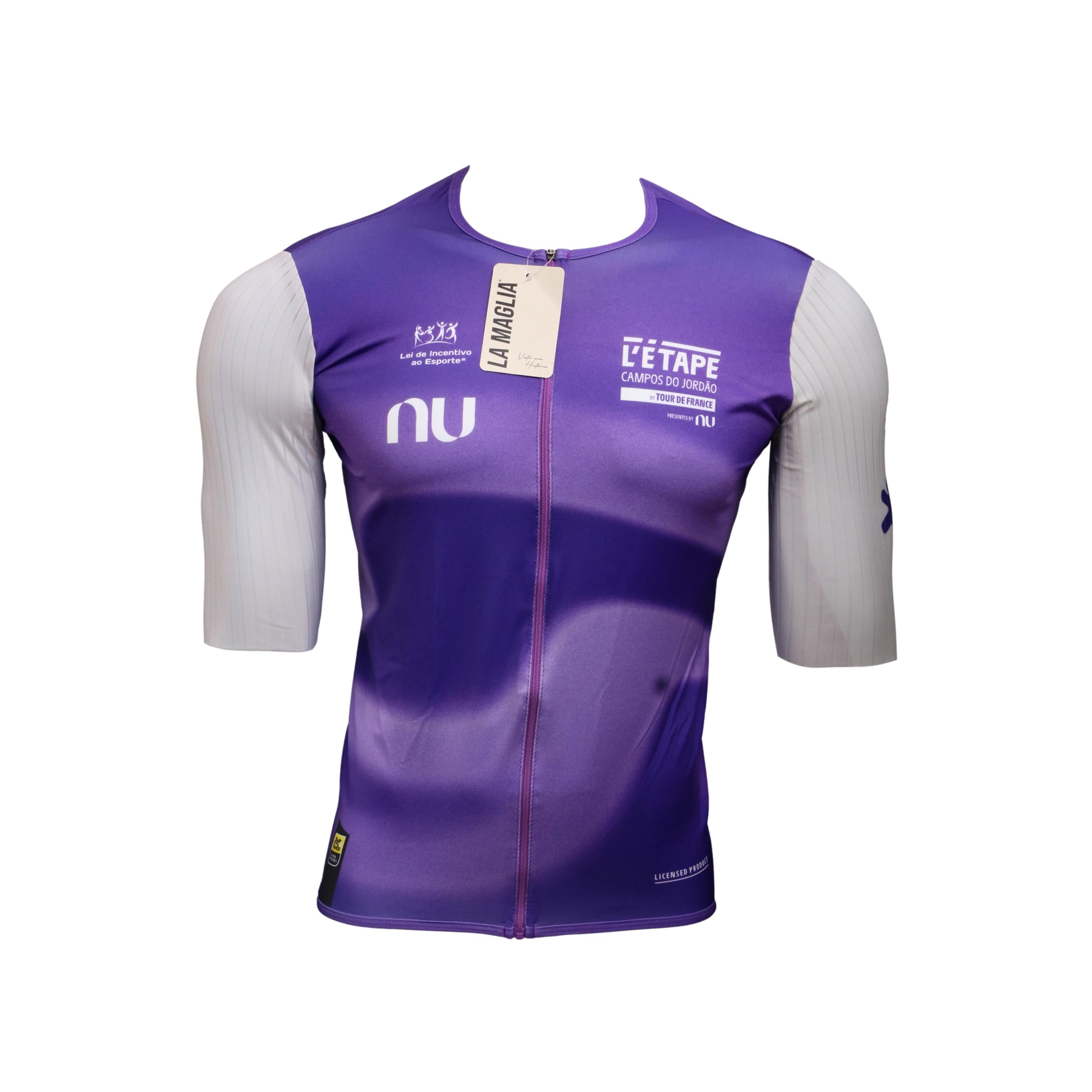 Kit 2 Jerseys Masculinas+ Sacola BTG Pactual Ciclismo La Maglia Letape Brasil - Tamanho G