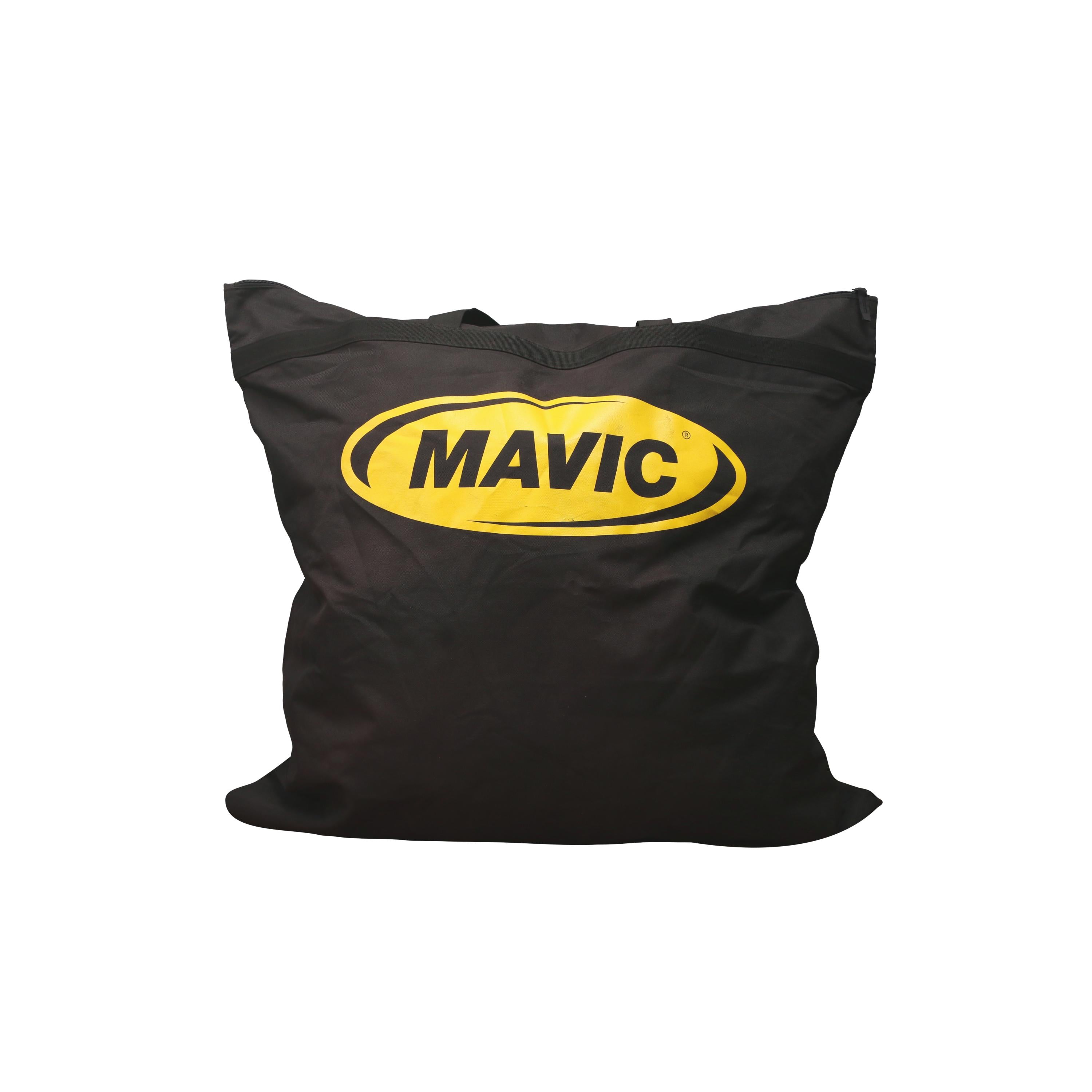 Bolsa De Transporte Pra Rodas Unissex Ciclismo Mavic MTB Speed Preta e Amarela - Tamanho Único