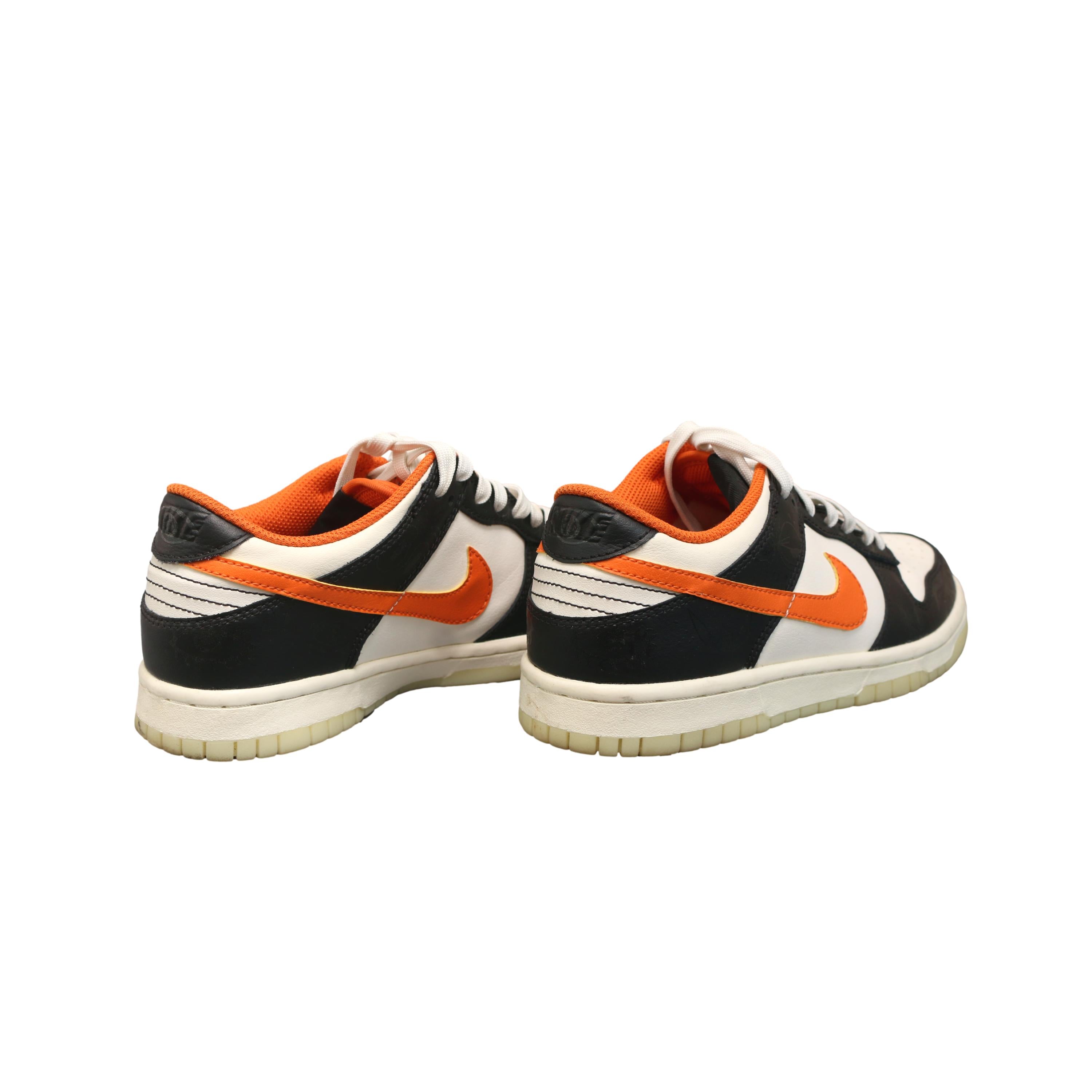 Tênis Infantil Nike Jordan 1 2021 Preto, Branco e Laranja - Tamanho 5.5 US