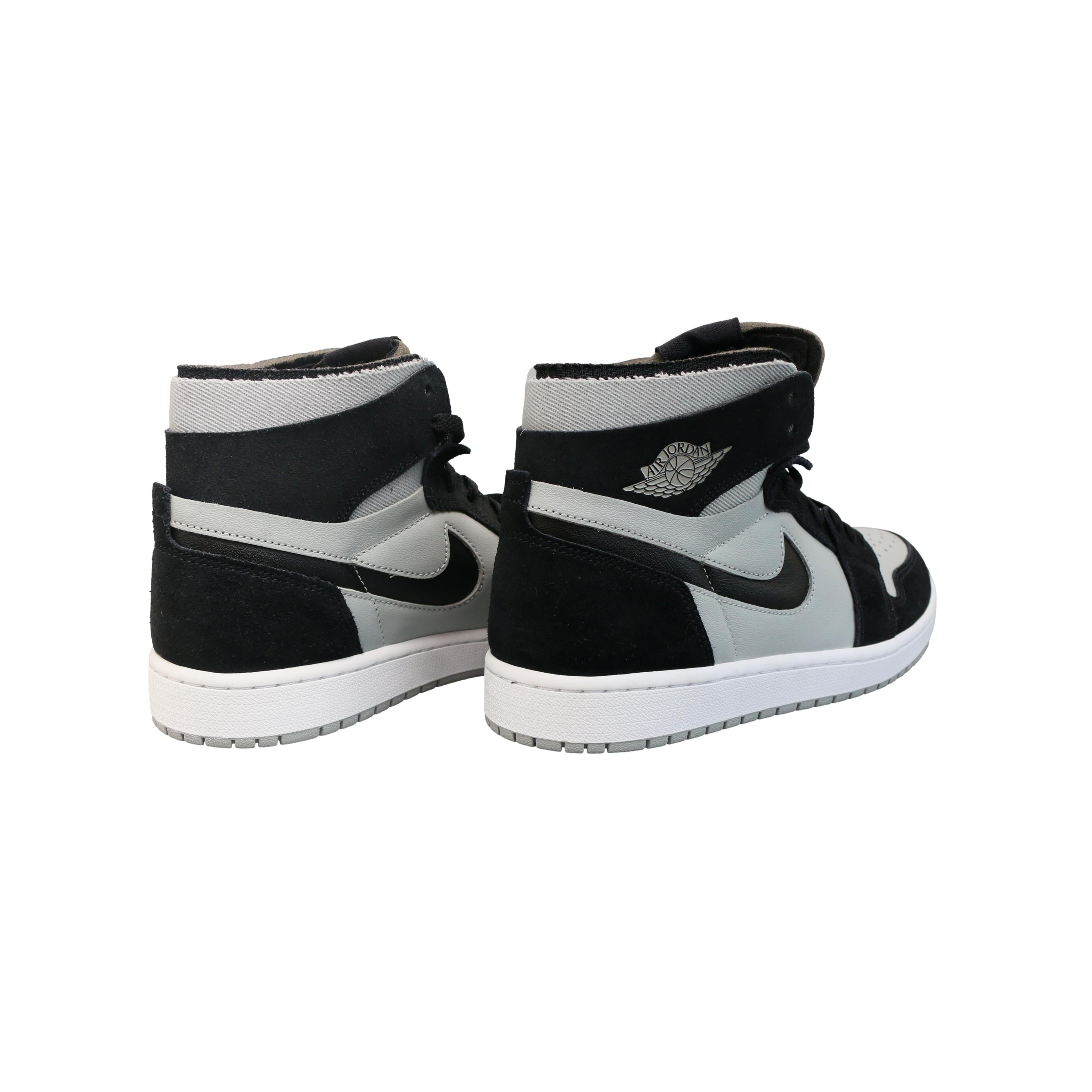 Tênis Nike Air Jordan 1 High Zoom Comfort Cano Alto Preto e Cinza - Tamanho 9.5 US
